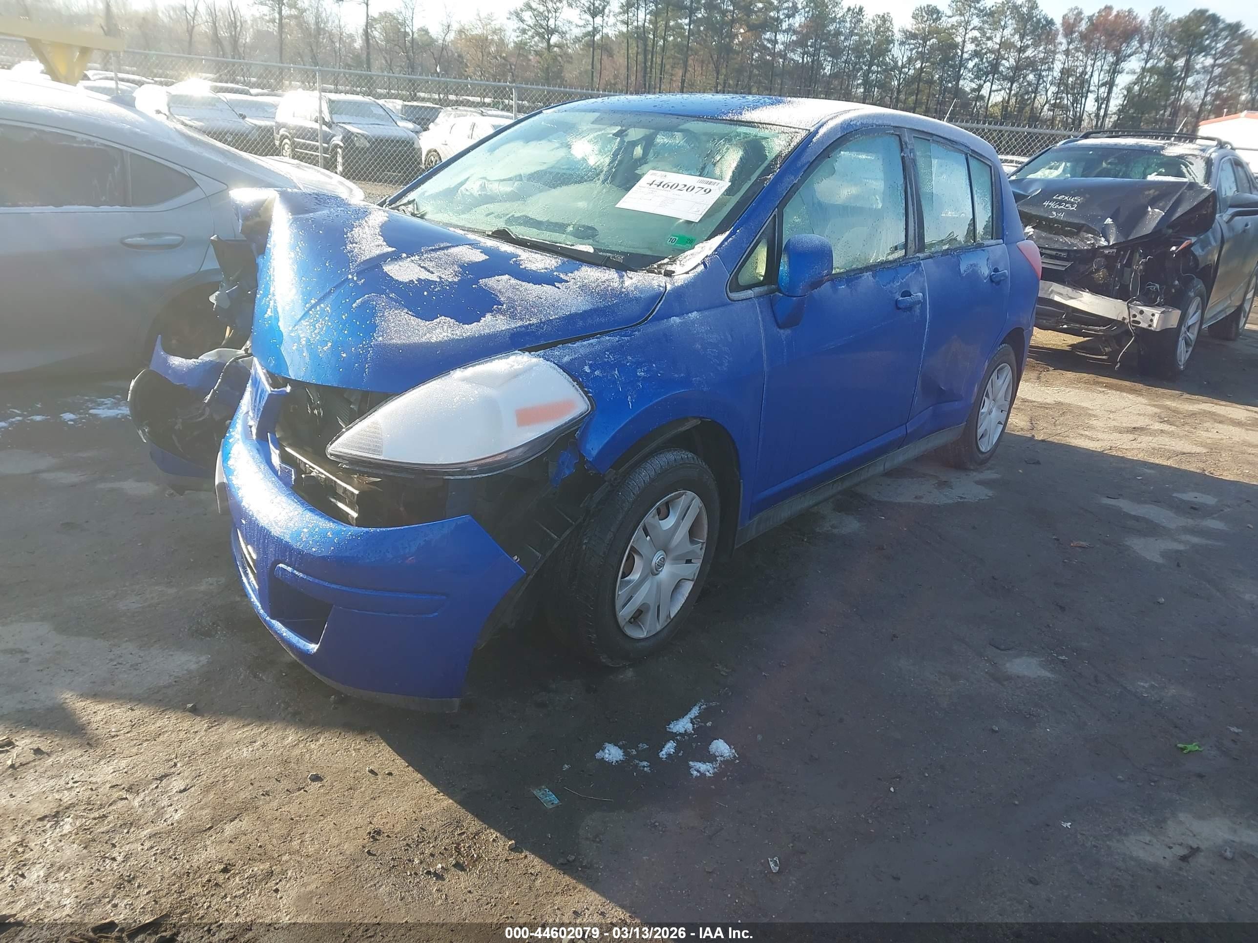 2010 Nissan Versa 1.8s Blue vin: 3N1BC1CP3AL366671