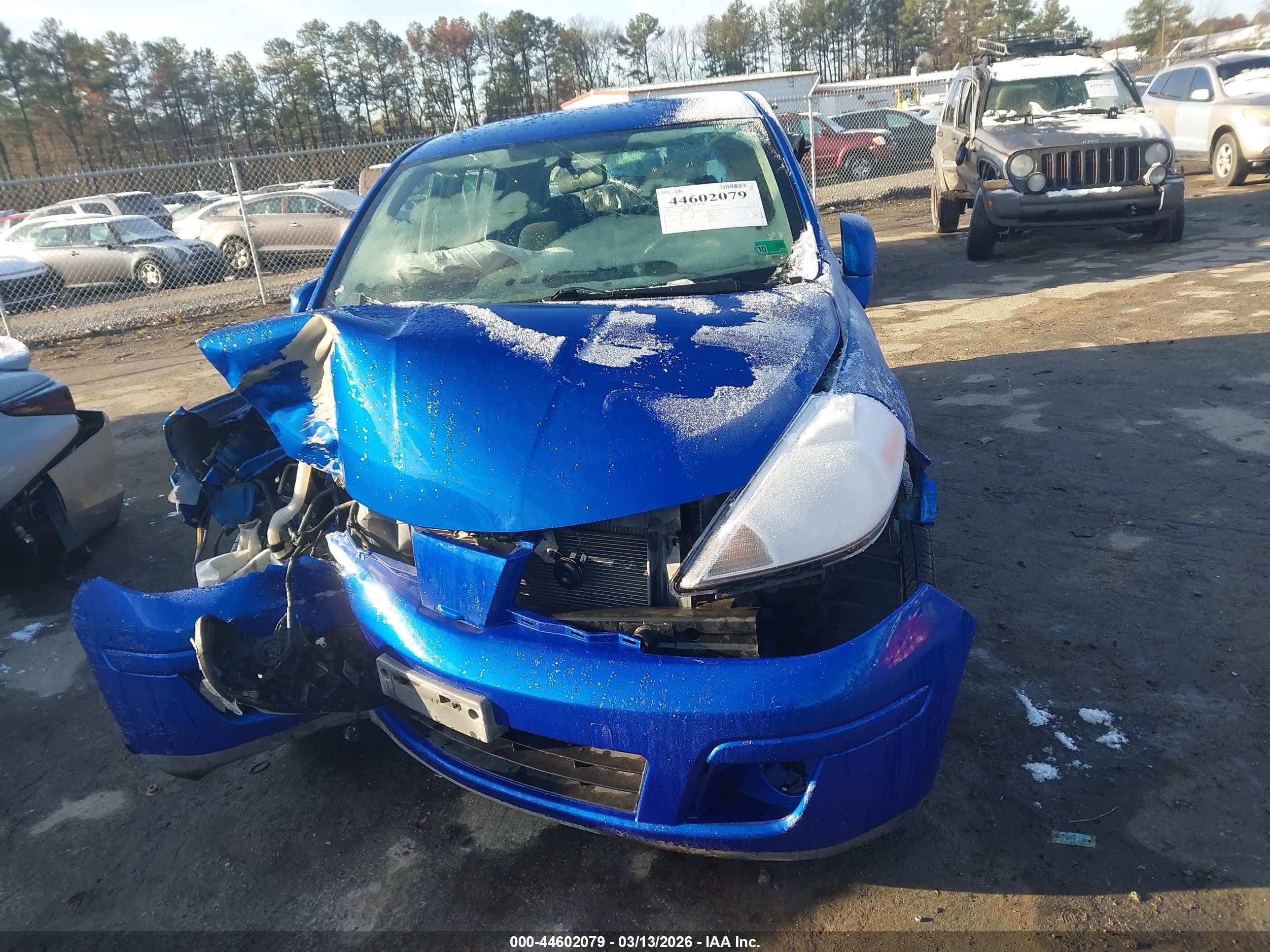 2010 Nissan Versa 1.8s Blue vin: 3N1BC1CP3AL366671