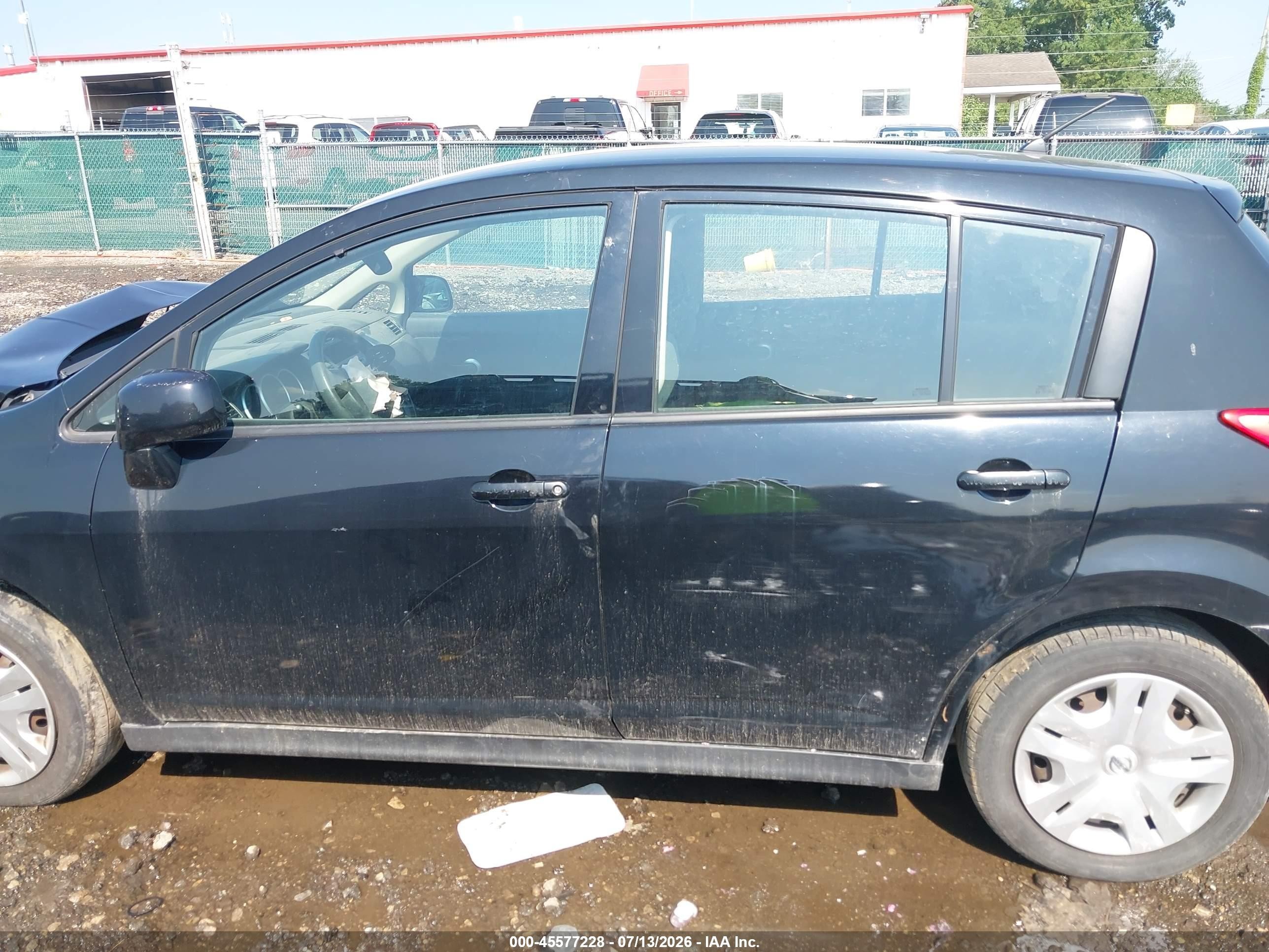 2010 Nissan Versa 1.8s Black vin: 3N1BC1CP3AL387066