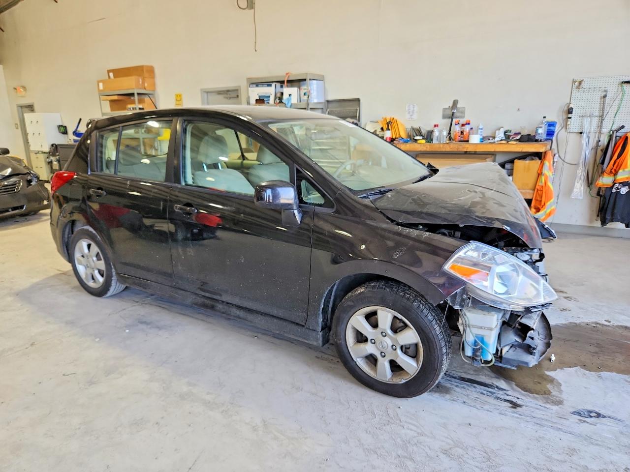 2010 Nissan Versa 1.8 S Black vin: 3N1BC1CP3AL422706