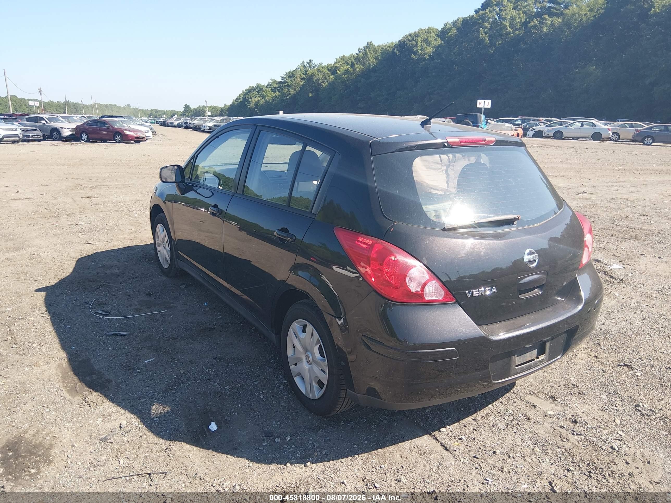 2011 Nissan Versa 1.8s Black vin: 3N1BC1CP3BL406376