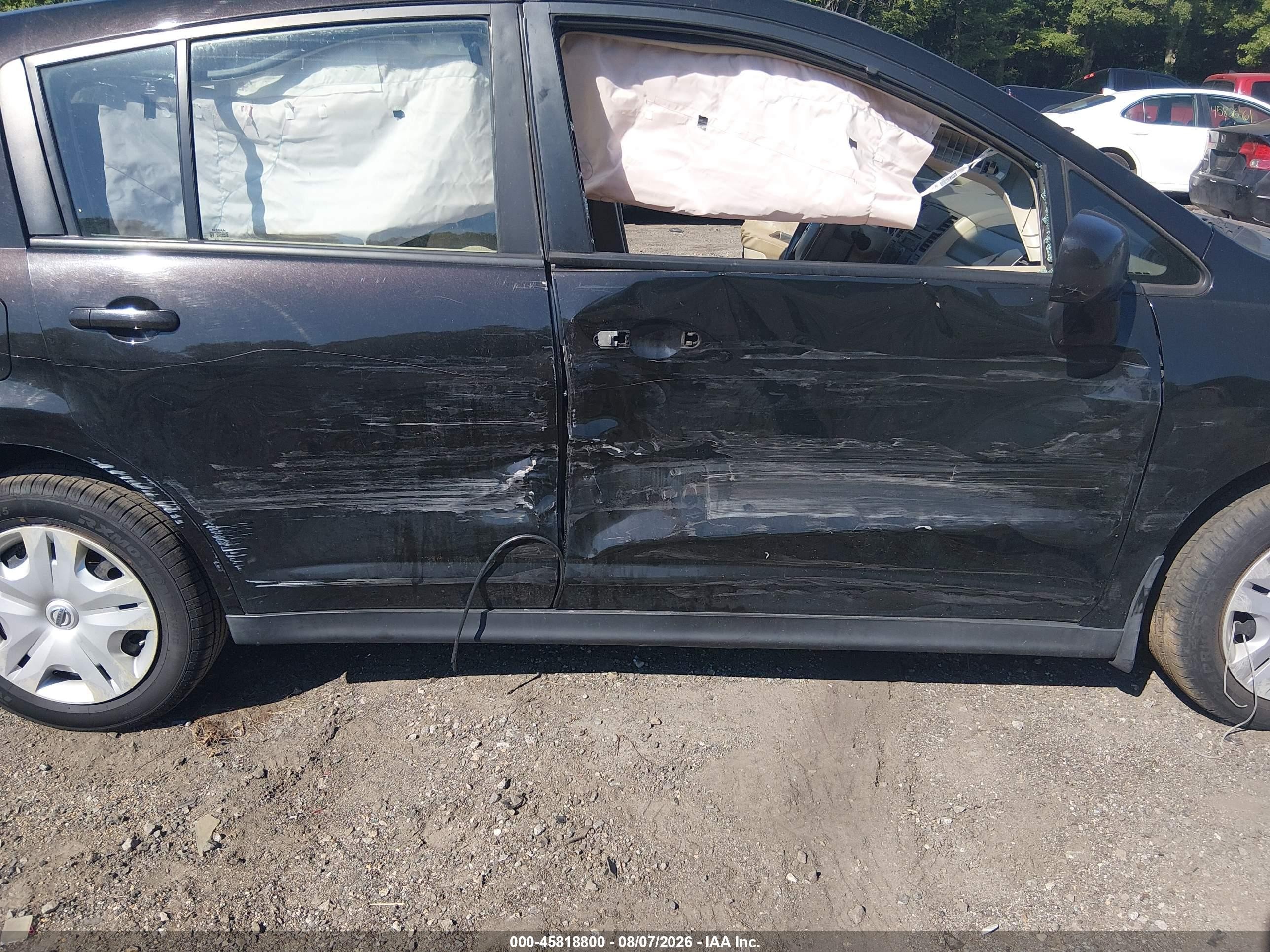 2011 Nissan Versa 1.8s Black vin: 3N1BC1CP3BL406376