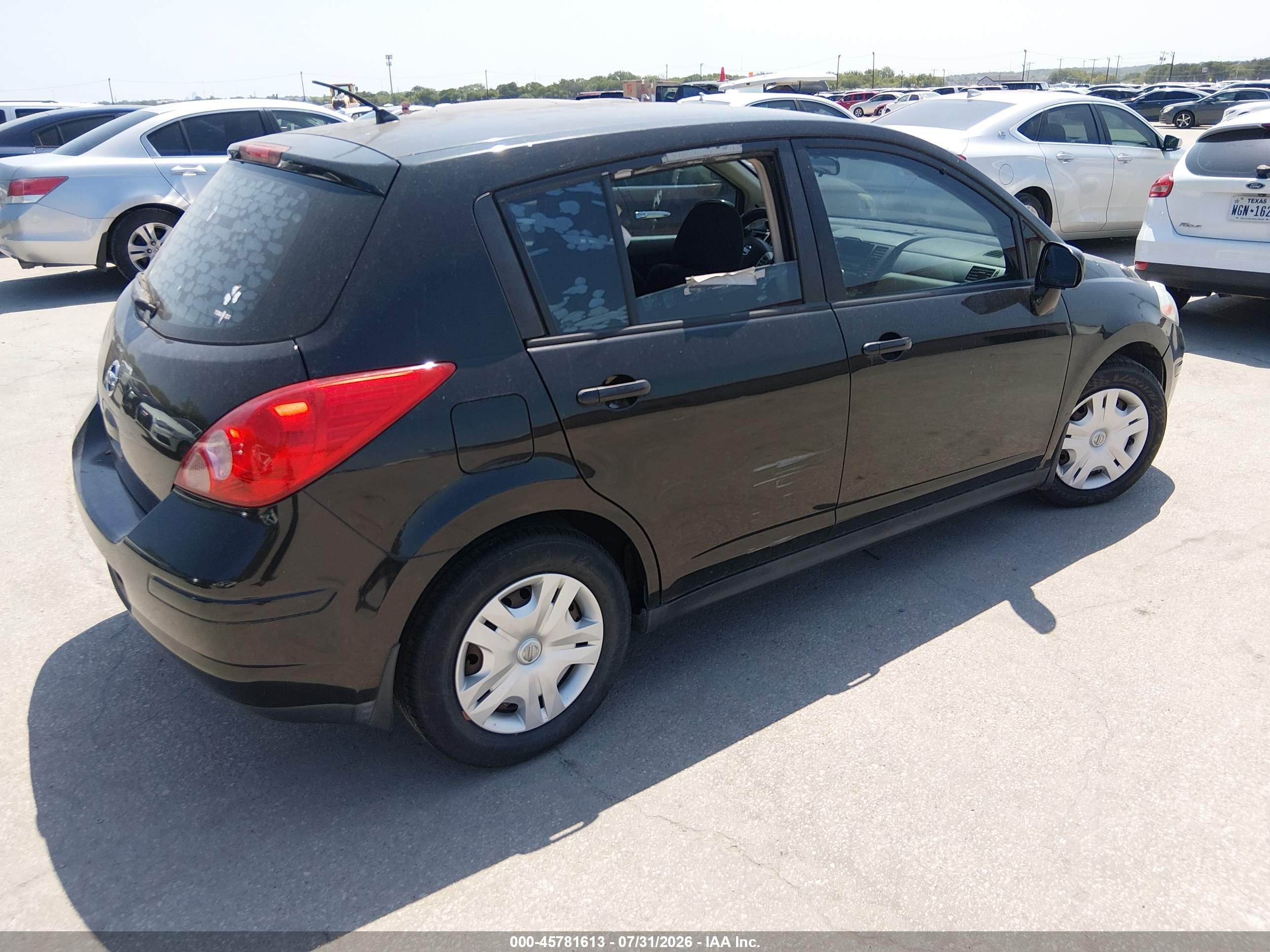 2011 Nissan Versa 1.8s Black vin: 3N1BC1CP3BL437403