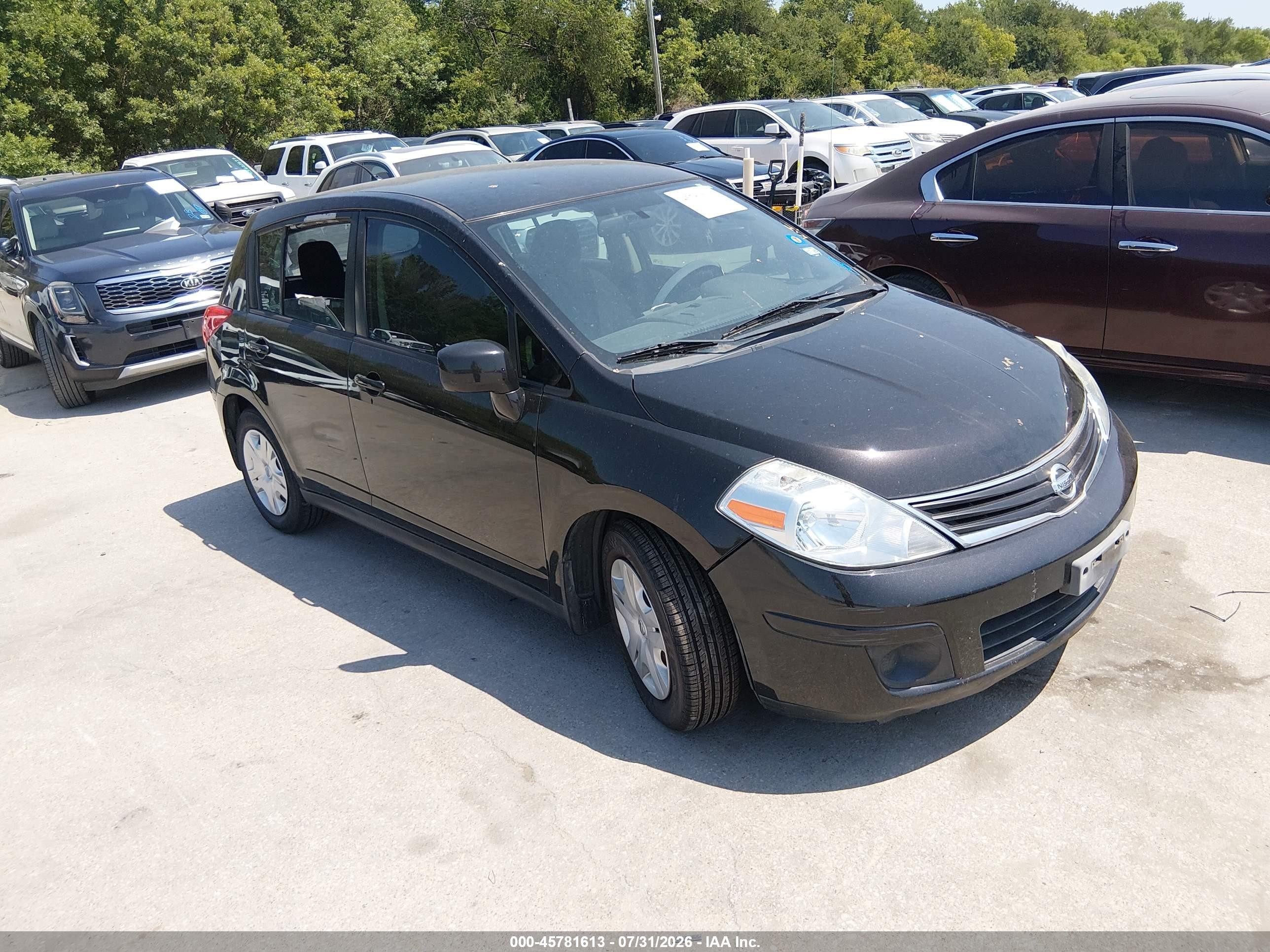 2011 Nissan Versa 1.8s Black vin: 3N1BC1CP3BL437403