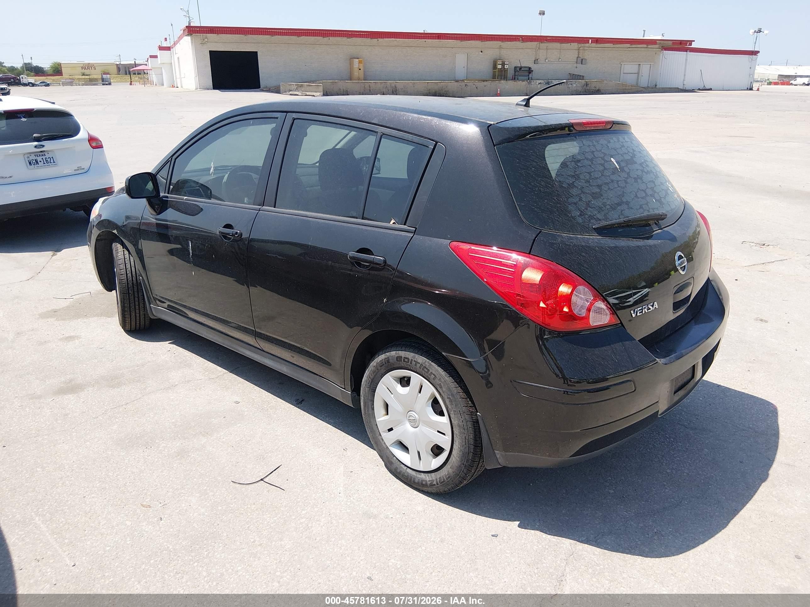 2011 Nissan Versa 1.8s Black vin: 3N1BC1CP3BL437403