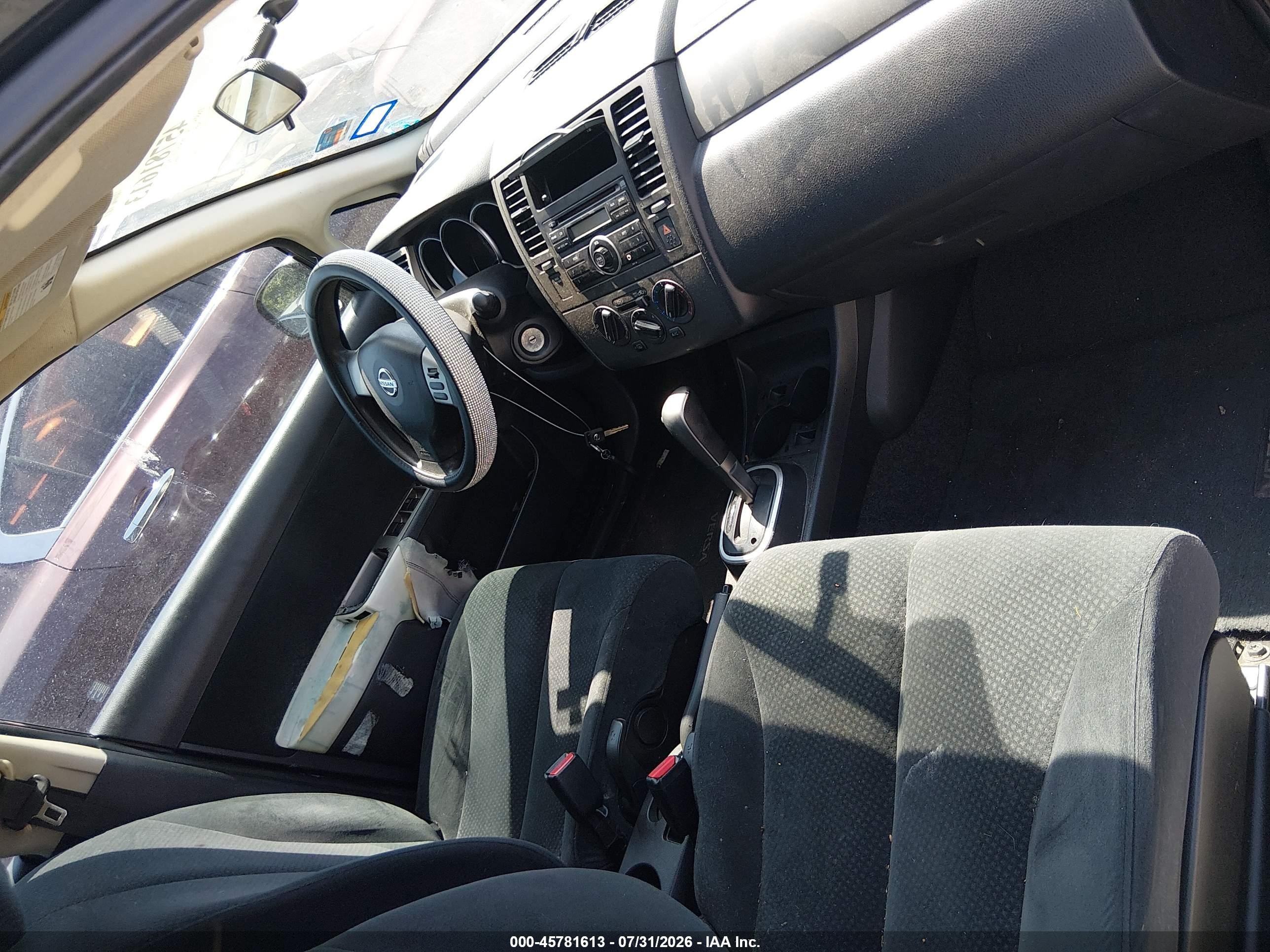 2011 Nissan Versa 1.8s Black vin: 3N1BC1CP3BL437403