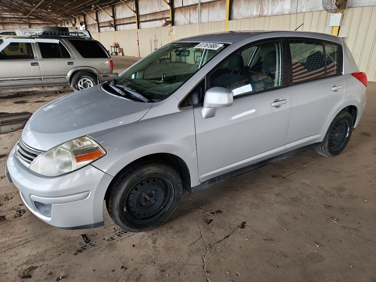 2011 Nissan Versa 1.8 S Silver vin: 3N1BC1CP3BL458509