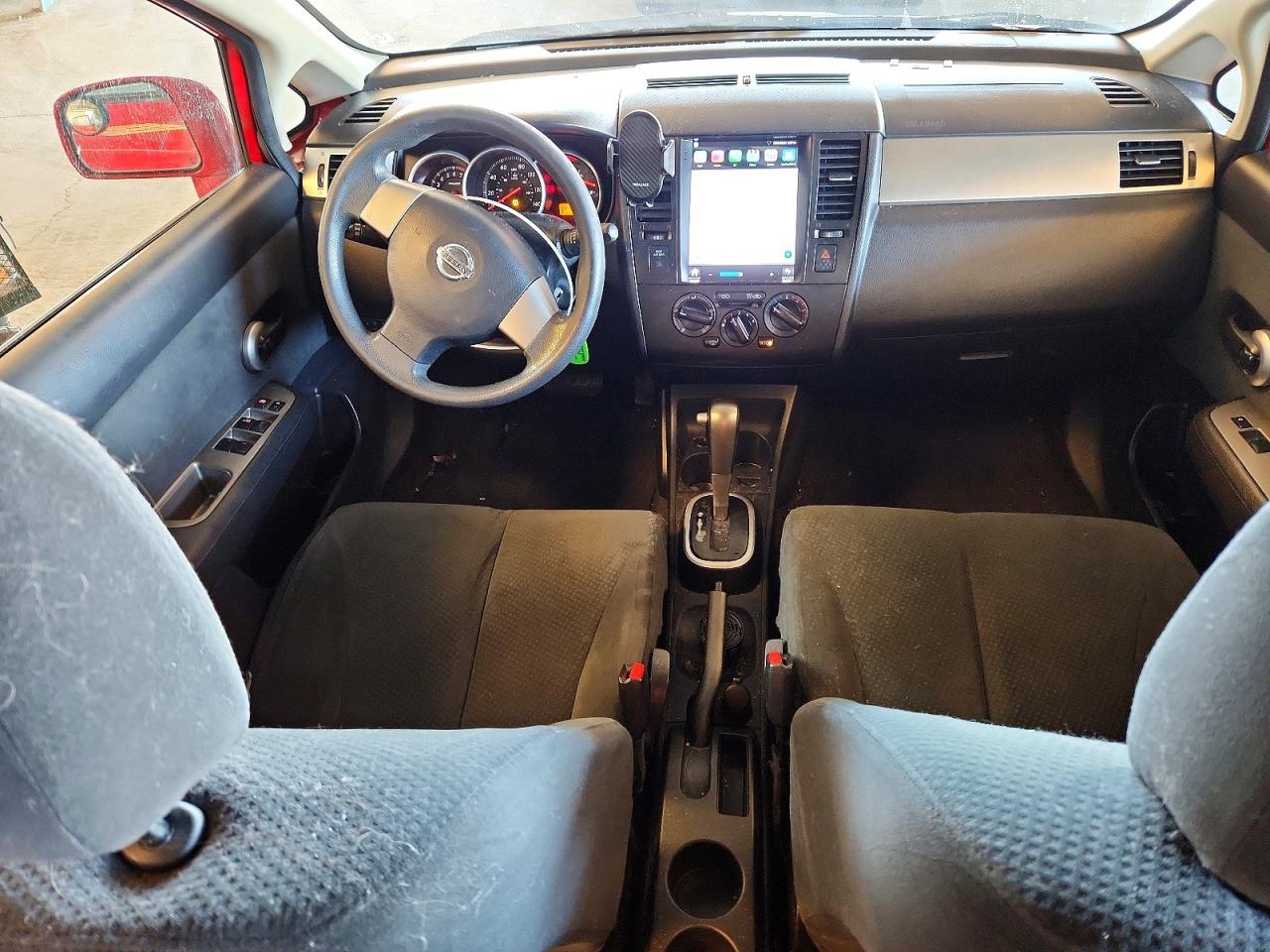 2011 Nissan Versa 1.8 S Red vin: 3N1BC1CP3BL484303