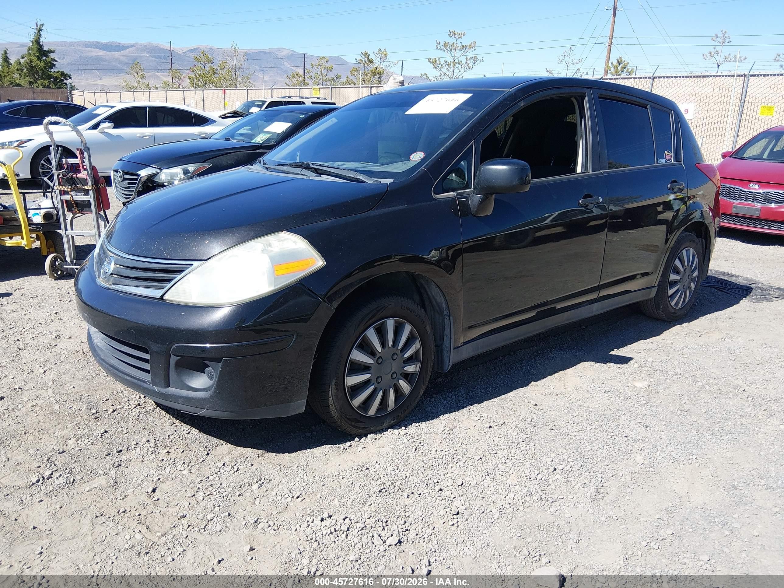 2011 Nissan Versa 1.8s Black vin: 3N1BC1CP3BL486861