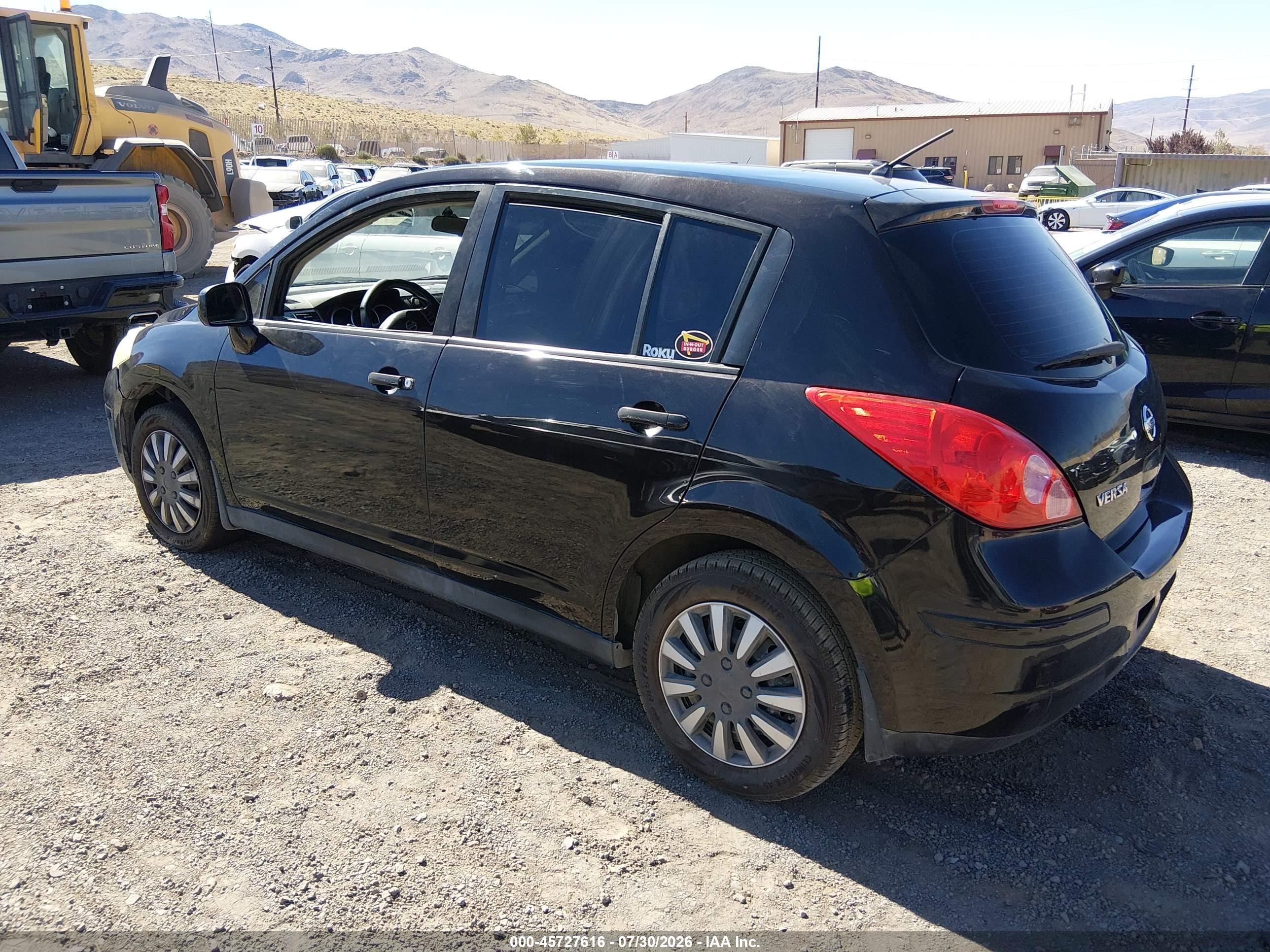 2011 Nissan Versa 1.8s Black vin: 3N1BC1CP3BL486861