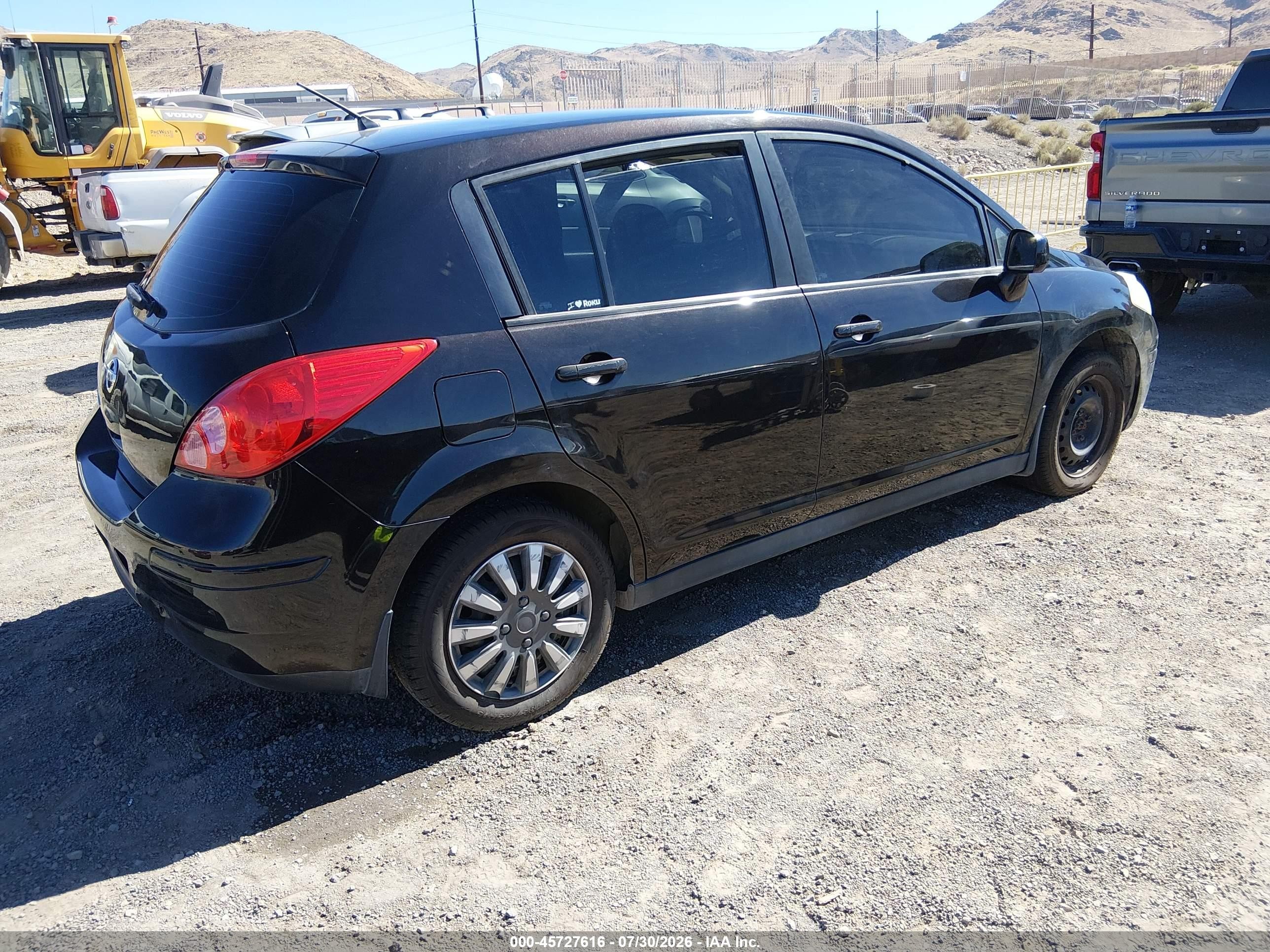 2011 Nissan Versa 1.8s Black vin: 3N1BC1CP3BL486861
