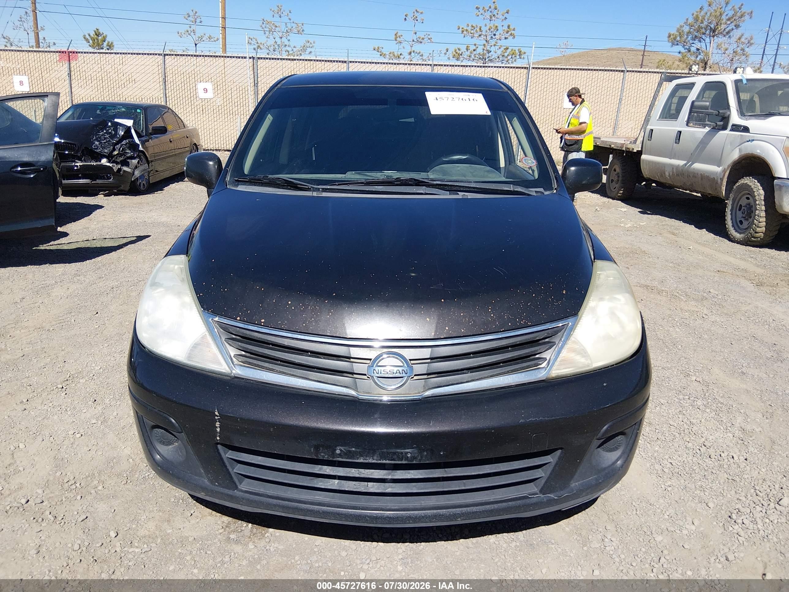2011 Nissan Versa 1.8s Black vin: 3N1BC1CP3BL486861