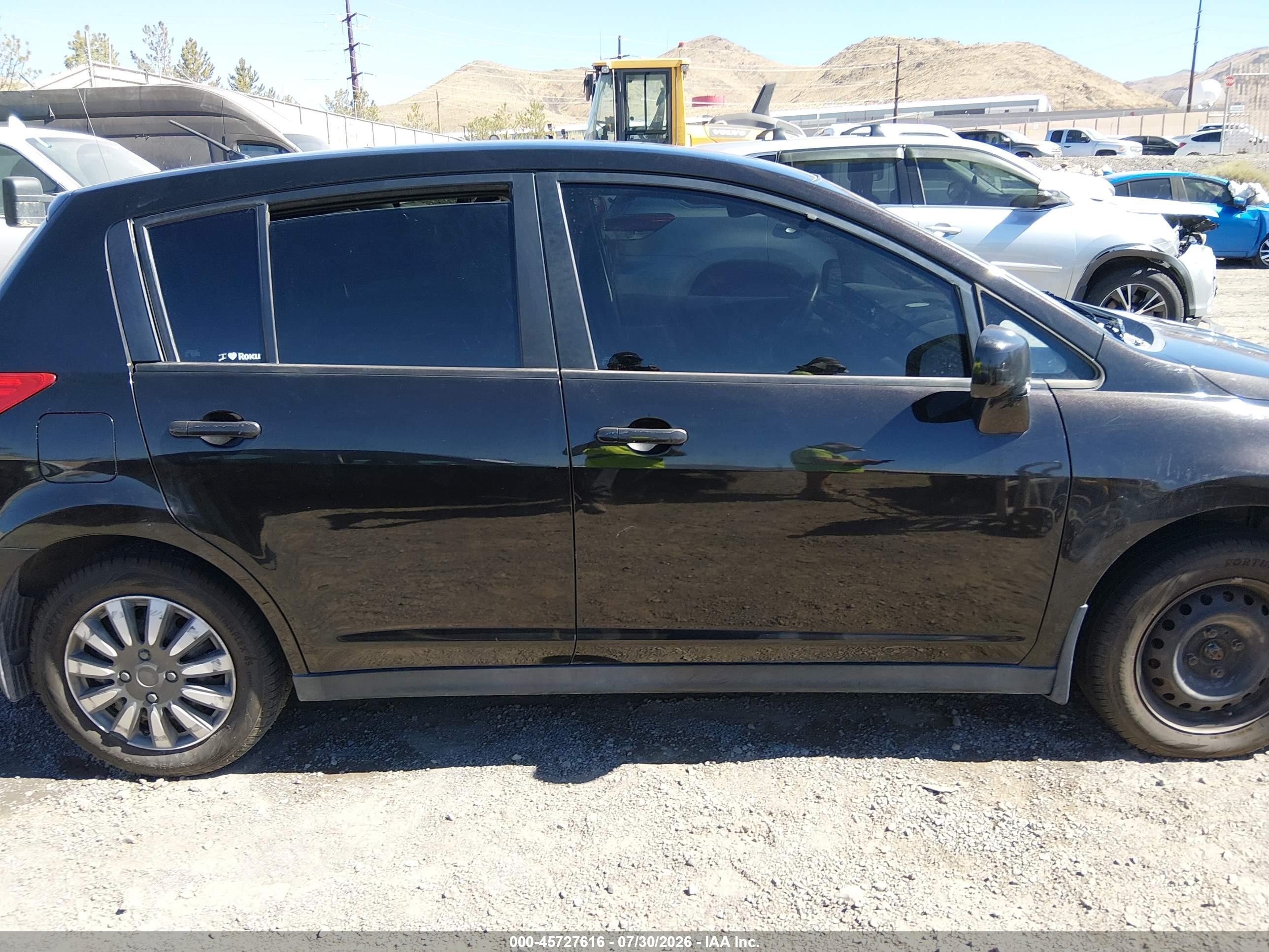 2011 Nissan Versa 1.8s Black vin: 3N1BC1CP3BL486861