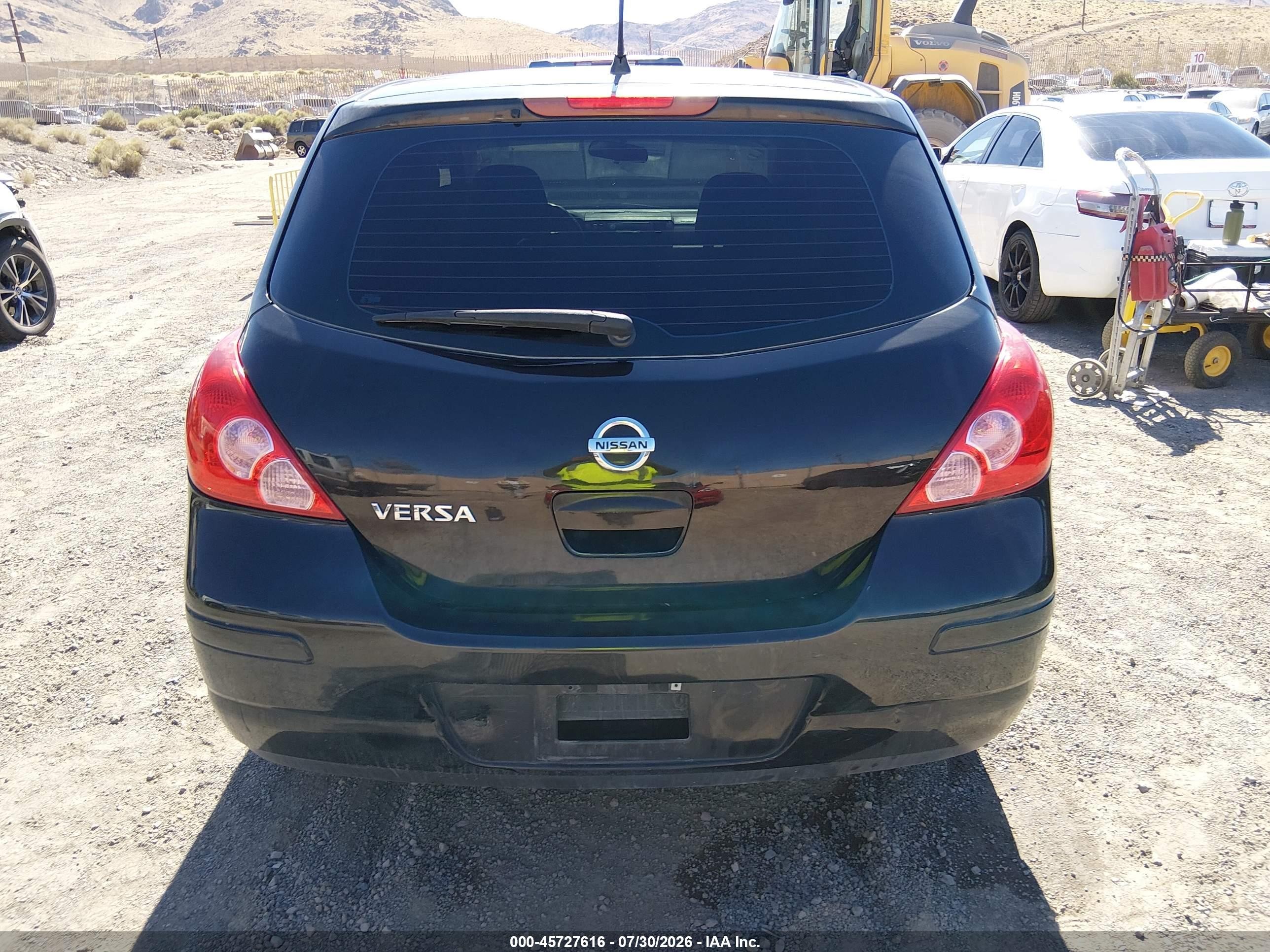 2011 Nissan Versa 1.8s Black vin: 3N1BC1CP3BL486861