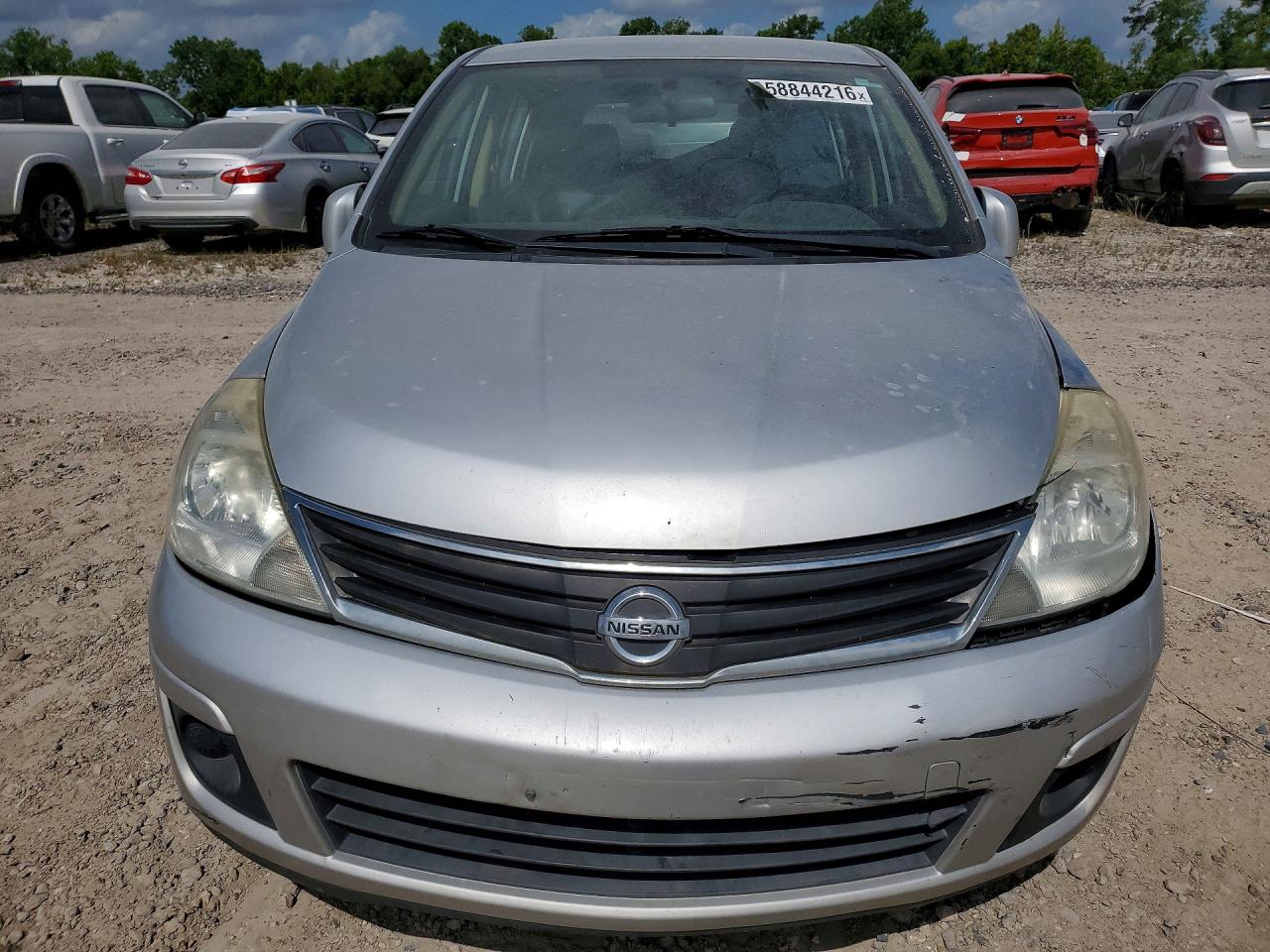 2011 Nissan Versa 1.8 S Silver vin: 3N1BC1CP3BL489940