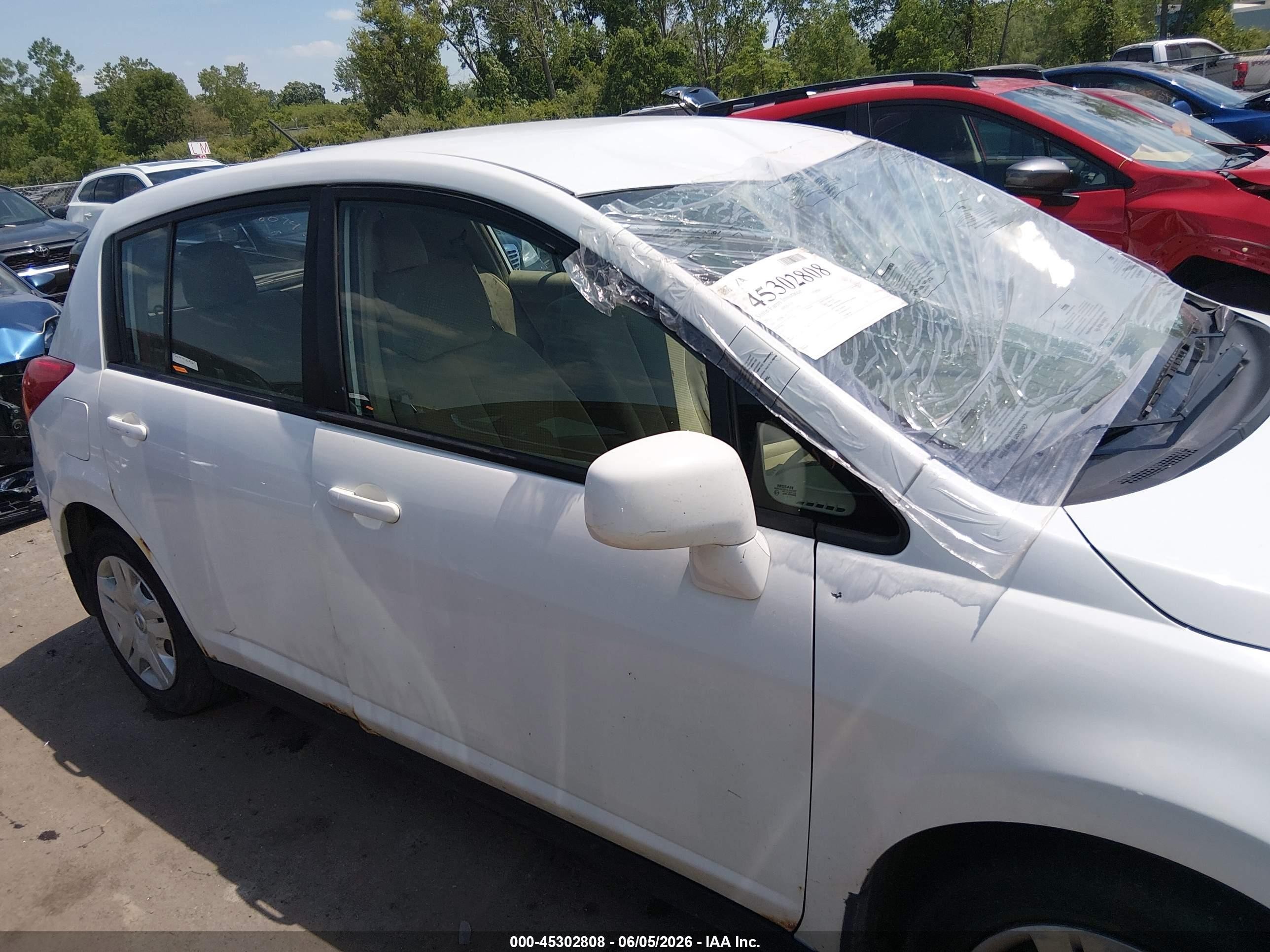 2012 Nissan Versa 1.8 S White vin: 3N1BC1CP3CK233479