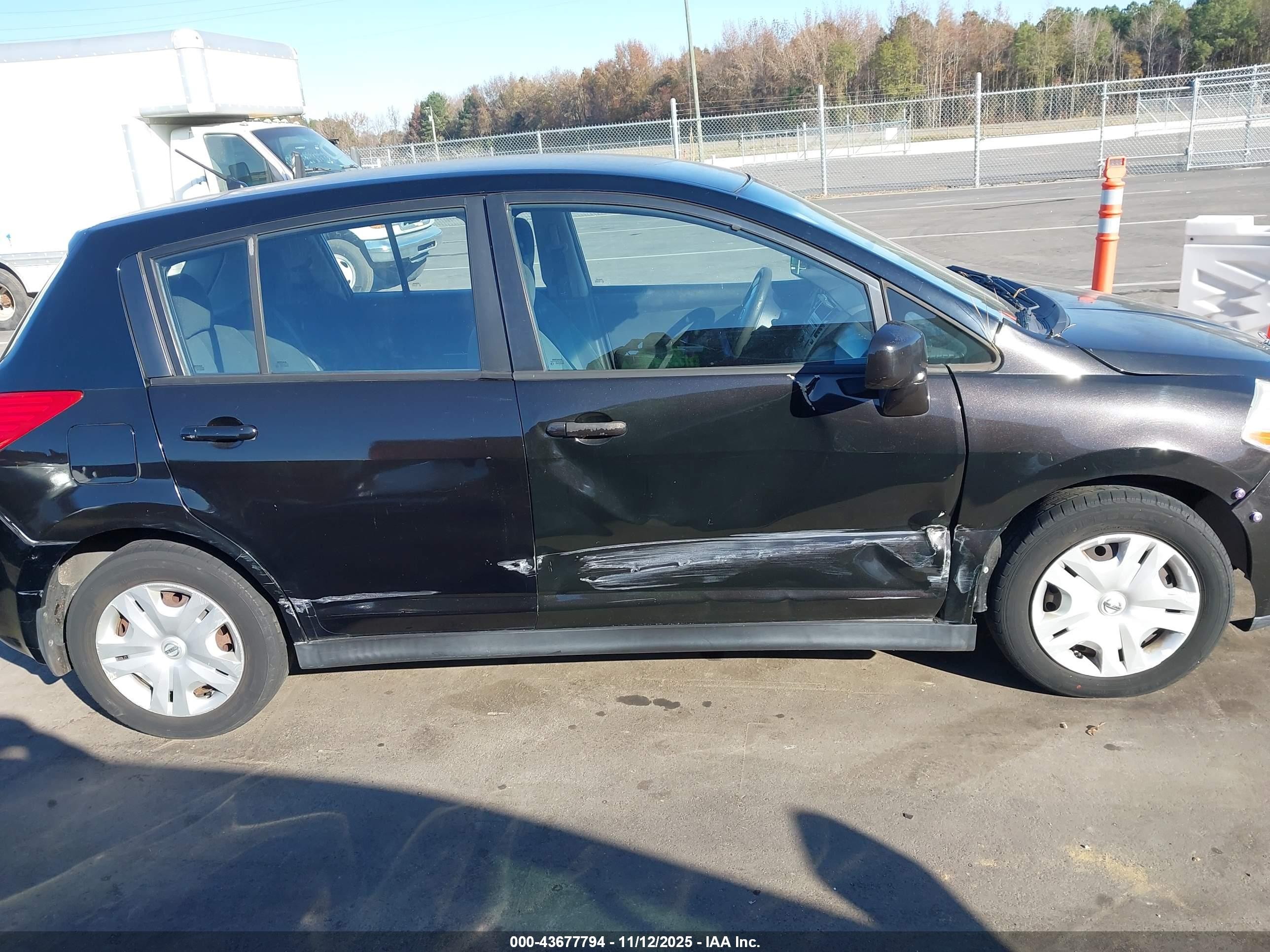 2012 Nissan Versa 1.8 S Black vin: 3N1BC1CP3CK269303