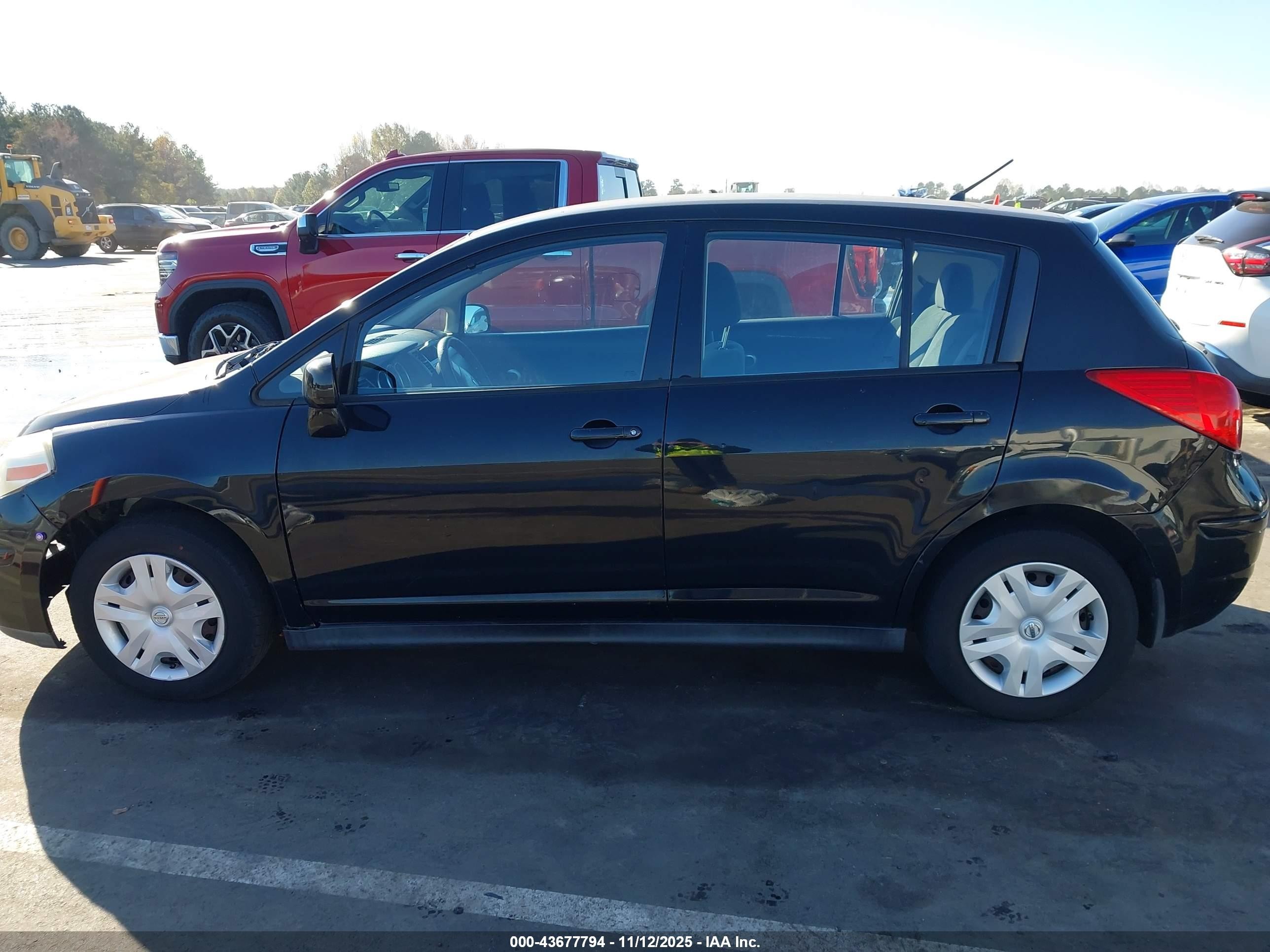2012 Nissan Versa 1.8 S Black vin: 3N1BC1CP3CK269303