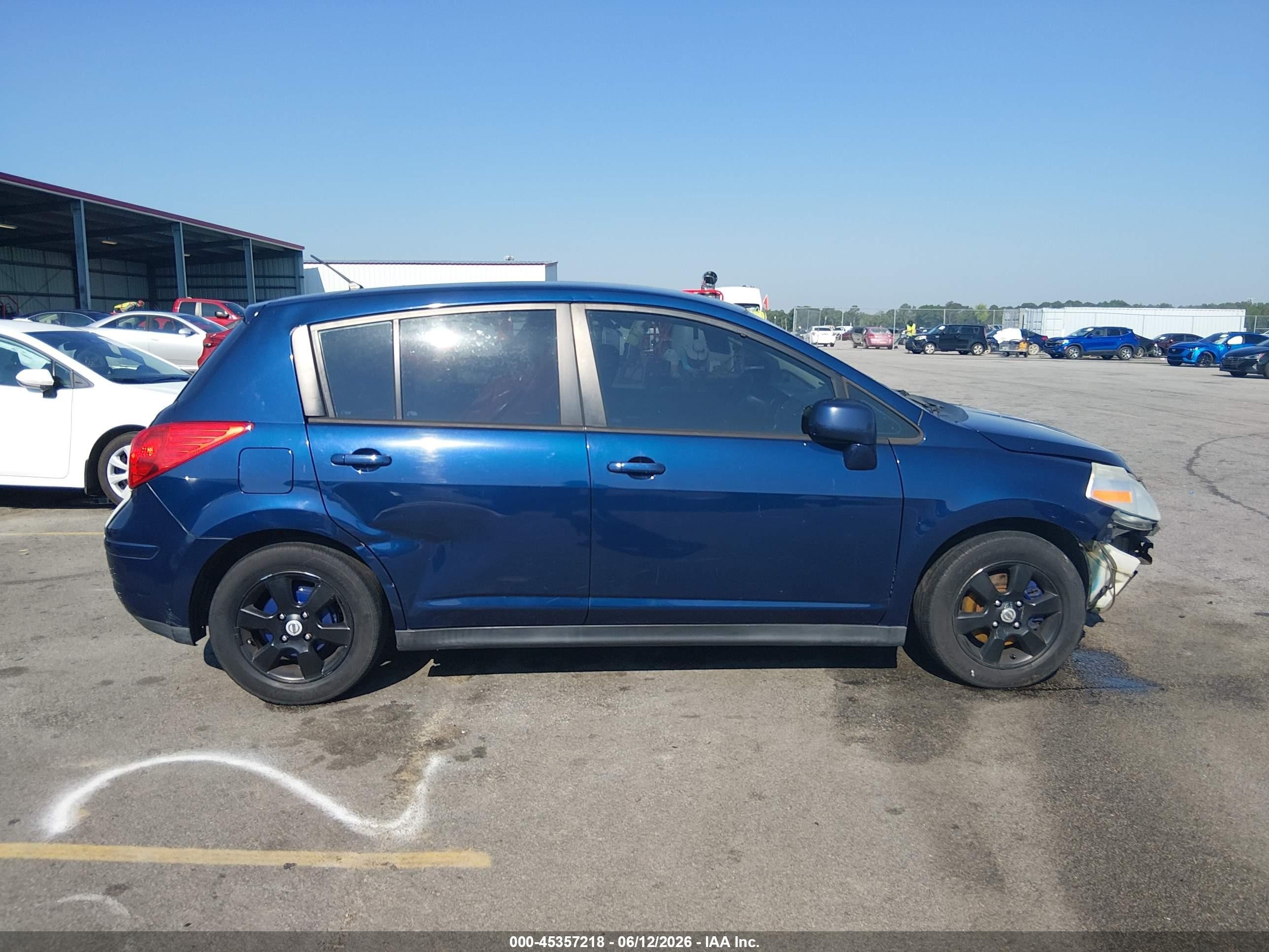 2012 Nissan Versa 1.8 S Blue vin: 3N1BC1CP3CK270791