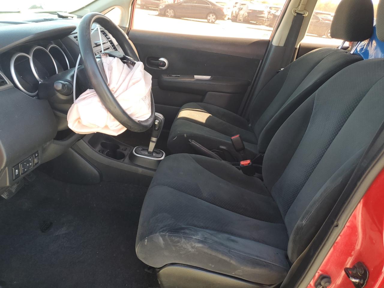2012 Nissan Versa 1.8 S Red vin: 3N1BC1CP3CK273920