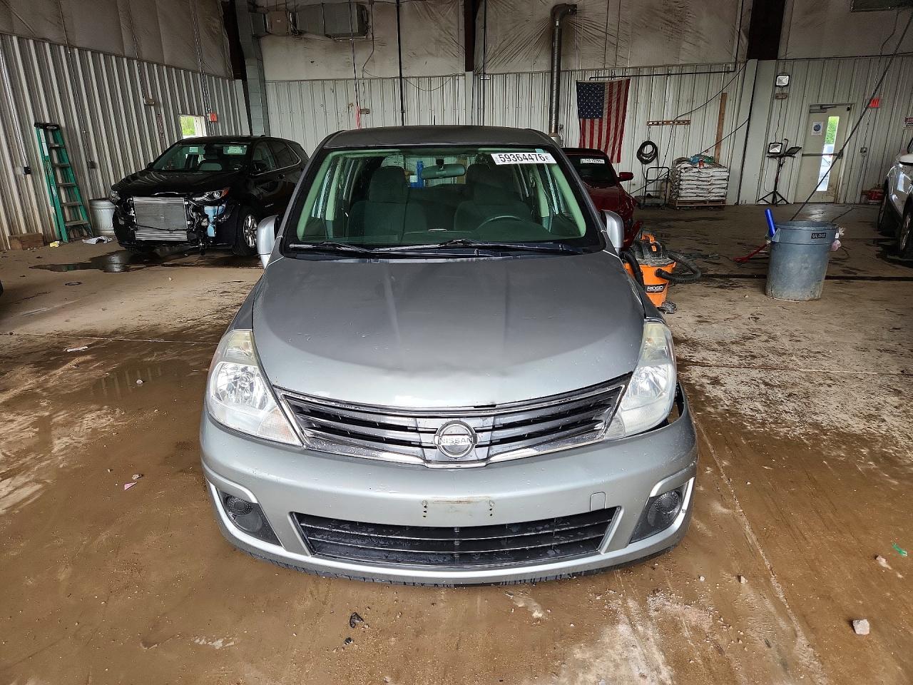 2012 Nissan Versa S/sl Silver vin: 3N1BC1CP3CK808583