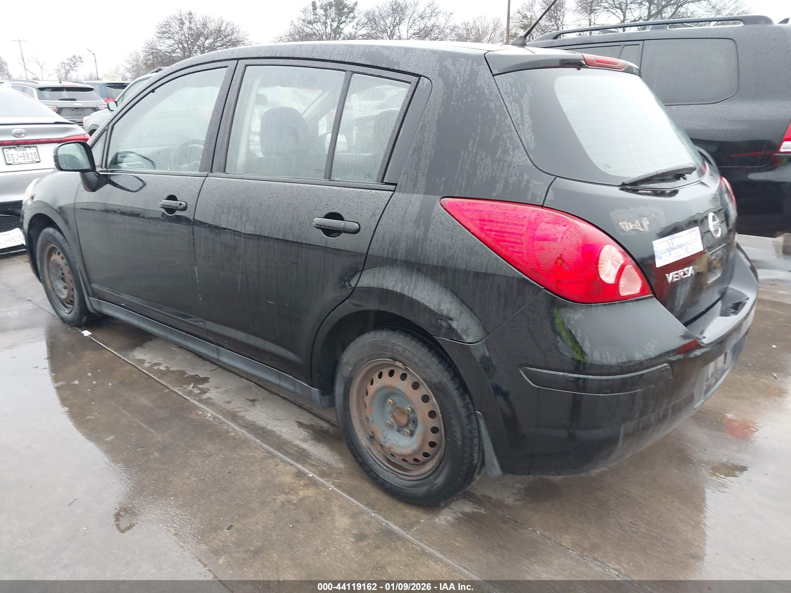 2012 Nissan Versa 1.8 S Black vin: 3N1BC1CP3CK809233
