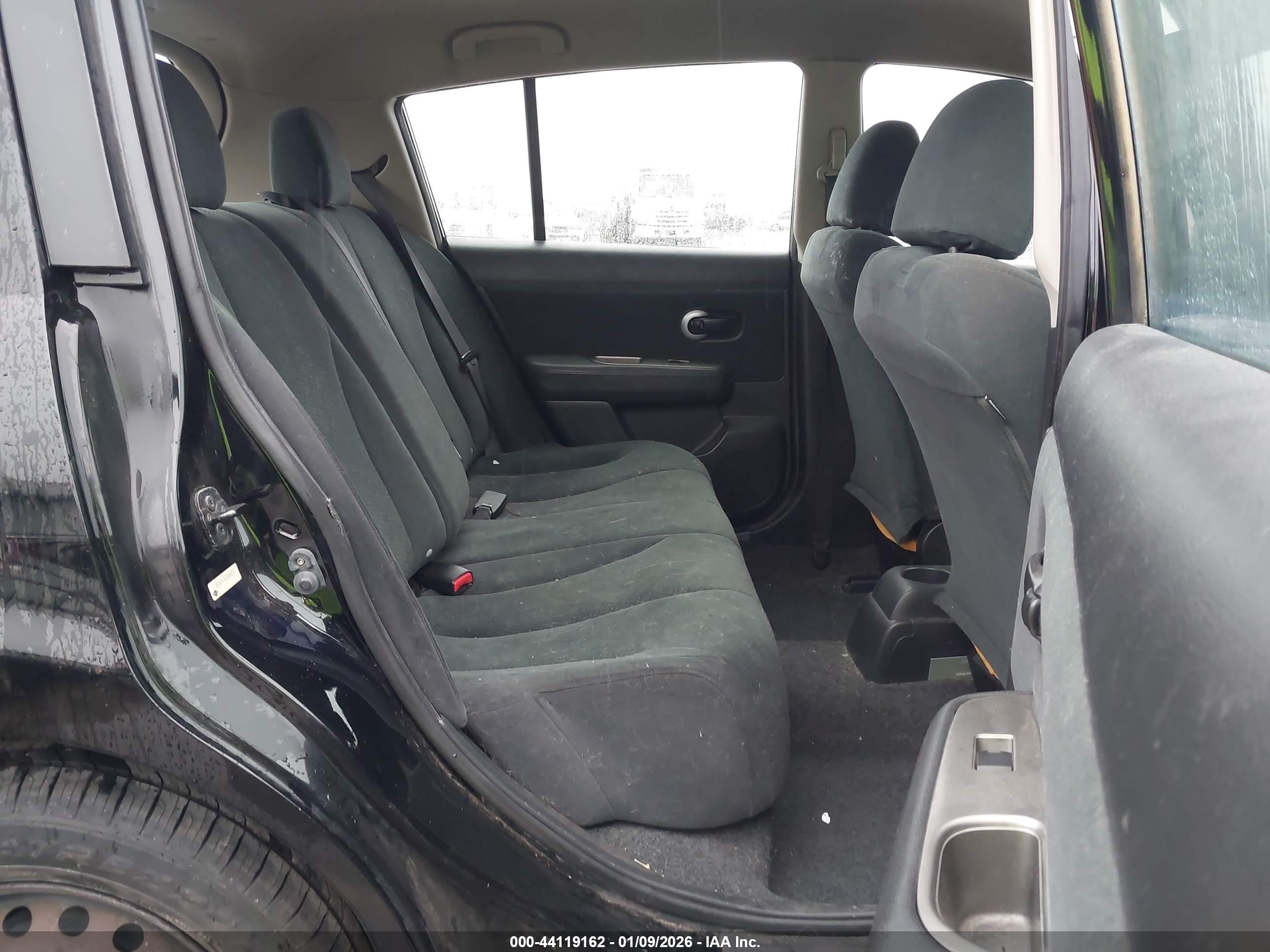 2012 Nissan Versa 1.8 S Black vin: 3N1BC1CP3CK809233