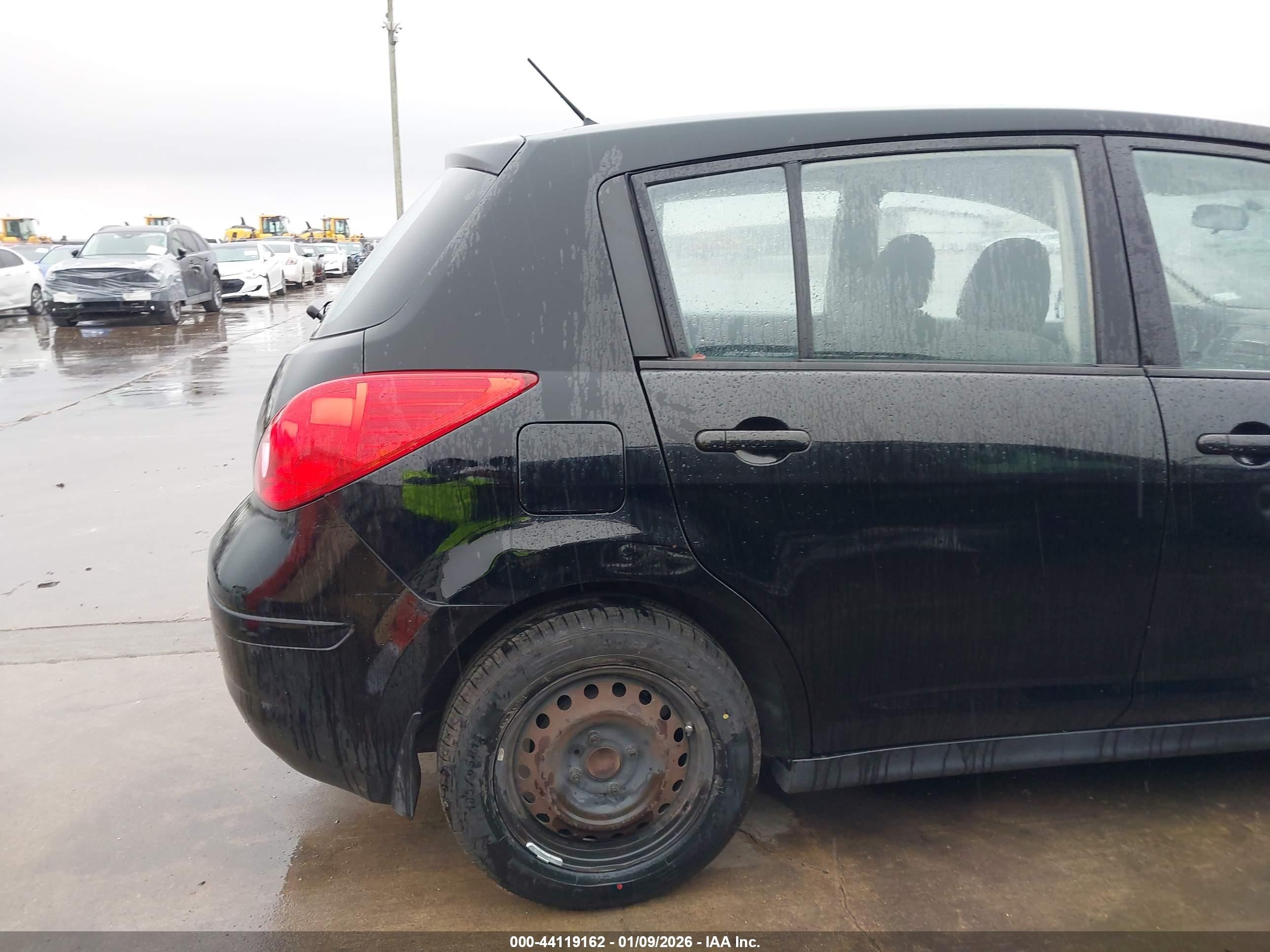 2012 Nissan Versa 1.8 S Black vin: 3N1BC1CP3CK809233