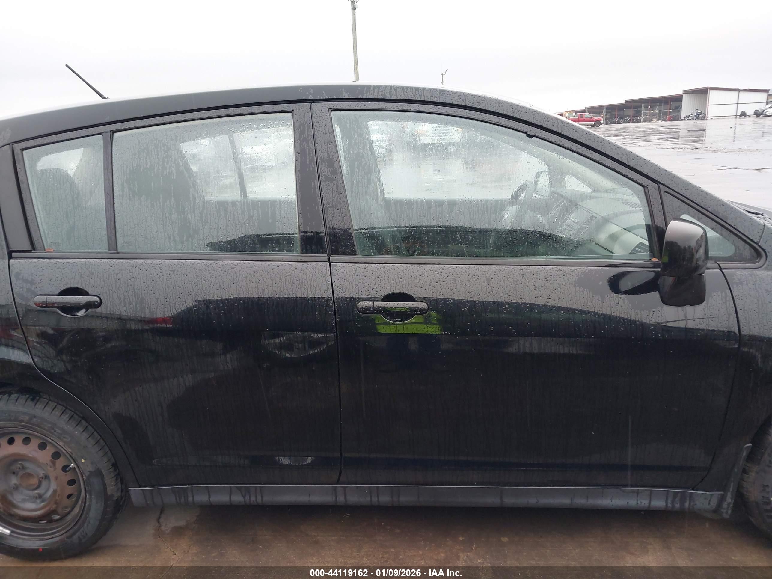 2012 Nissan Versa 1.8 S Black vin: 3N1BC1CP3CK809233