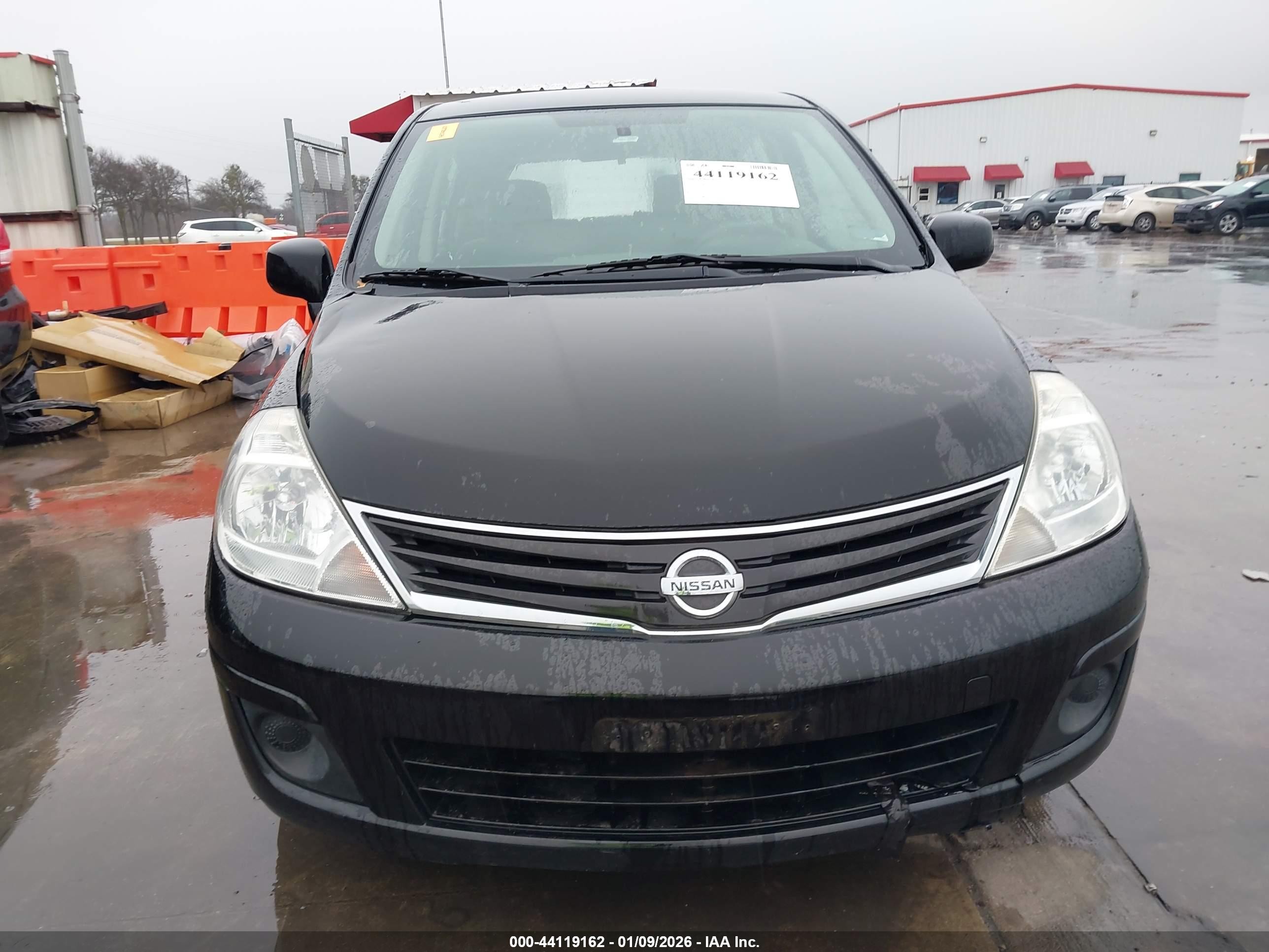 2012 Nissan Versa 1.8 S Black vin: 3N1BC1CP3CK809233