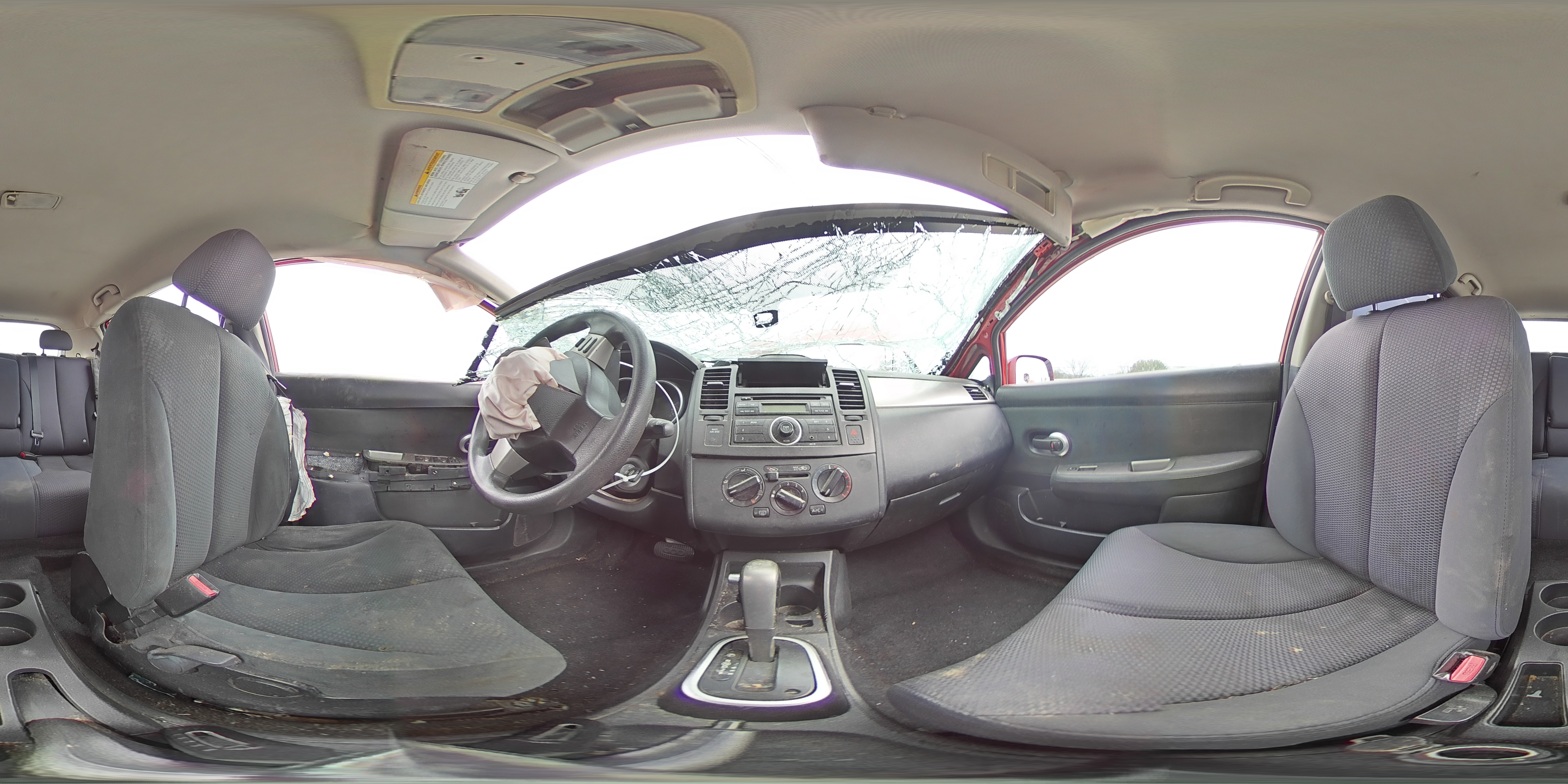 2012 Nissan Versa 1.8 S Red vin: 3N1BC1CP3CK814903