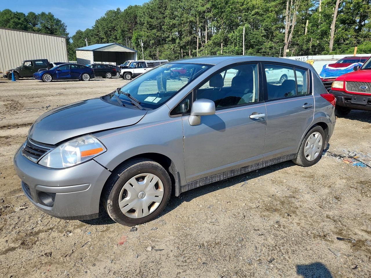 2010 Nissan Versa 1.8 S Gray vin: 3N1BC1CP4AL356134