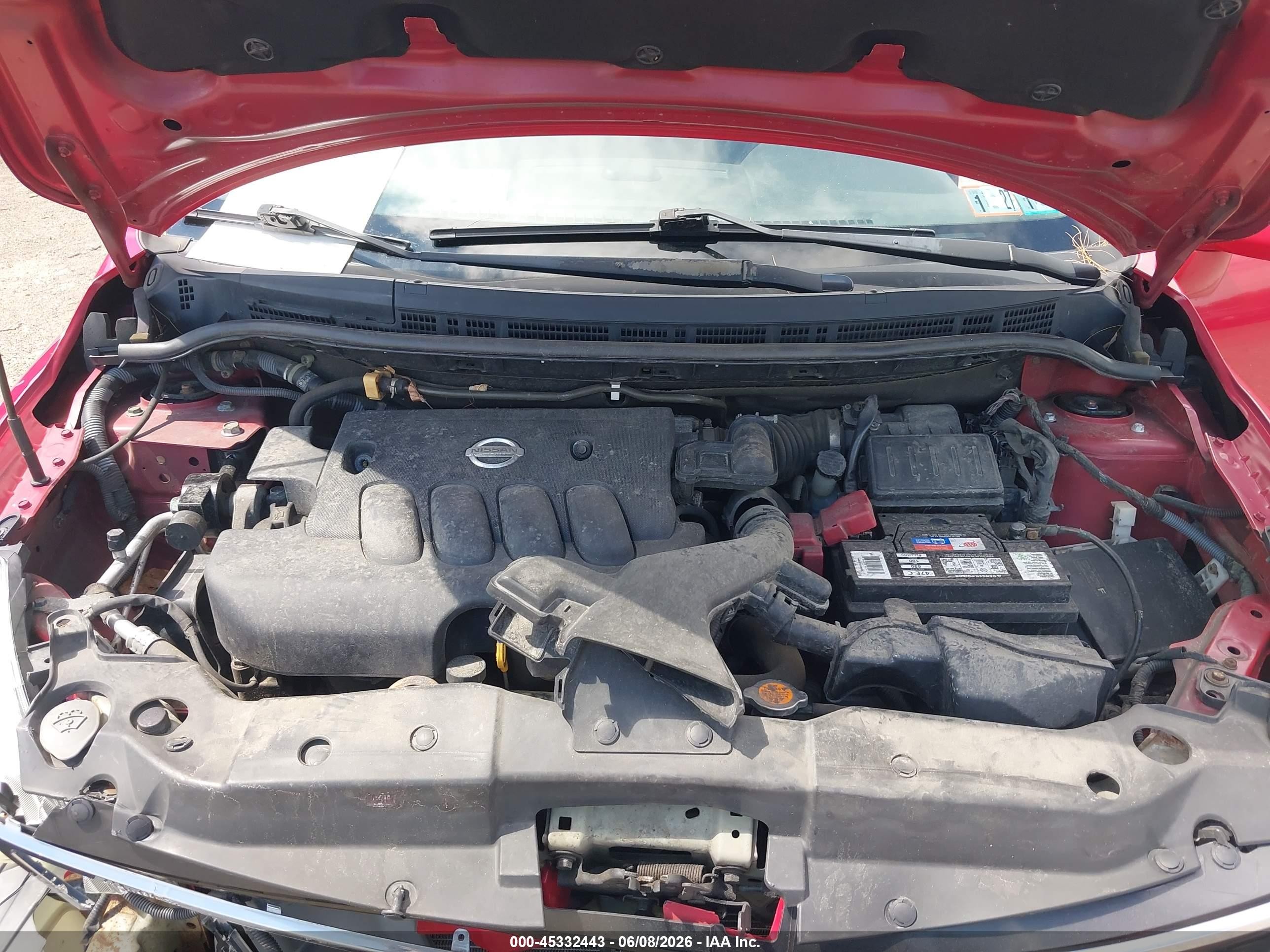 2010 Nissan Versa 1.8s Red vin: 3N1BC1CP4AL375752