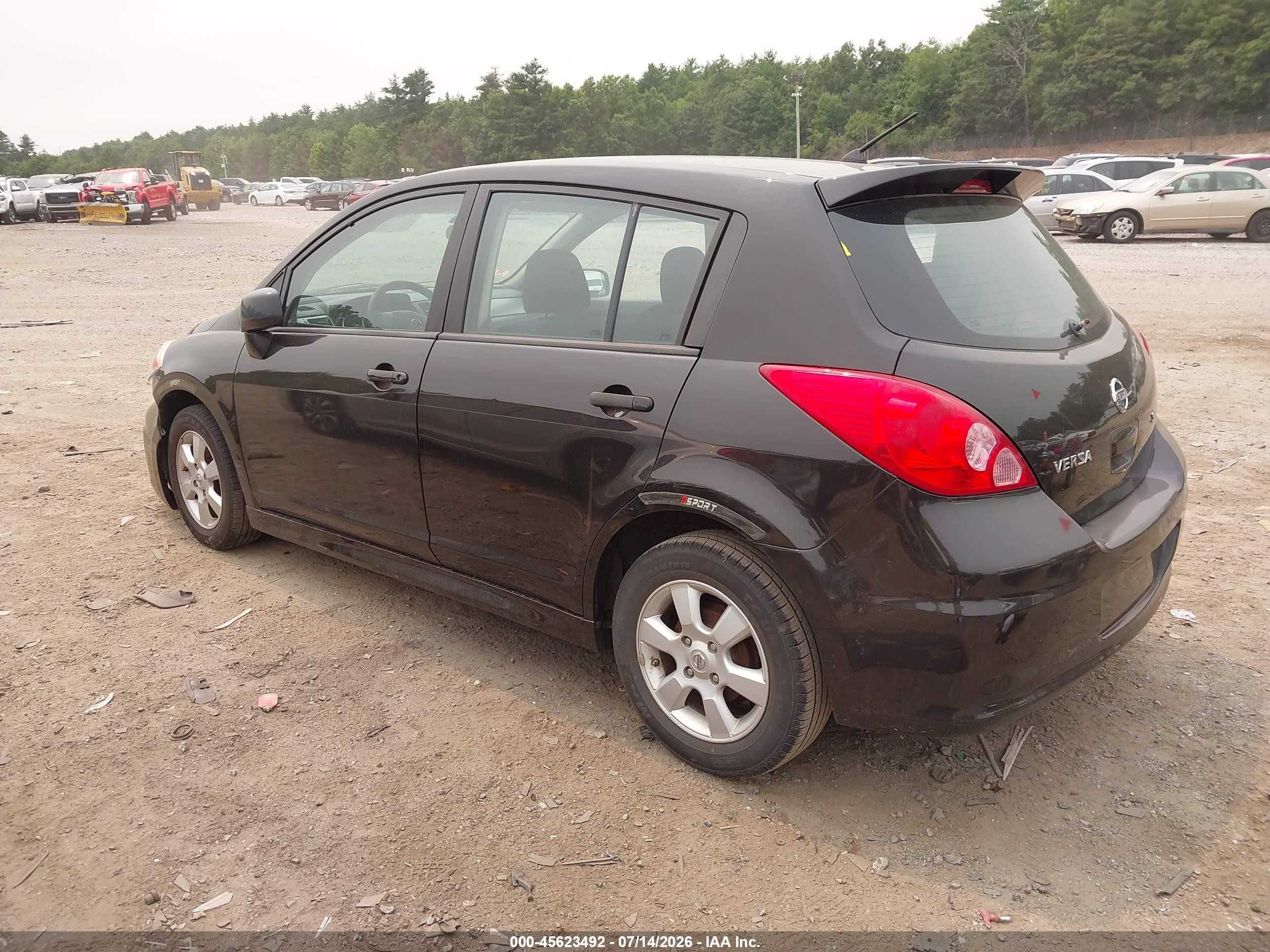 2010 Nissan Versa 1.8sl Black vin: 3N1BC1CP4AL399677