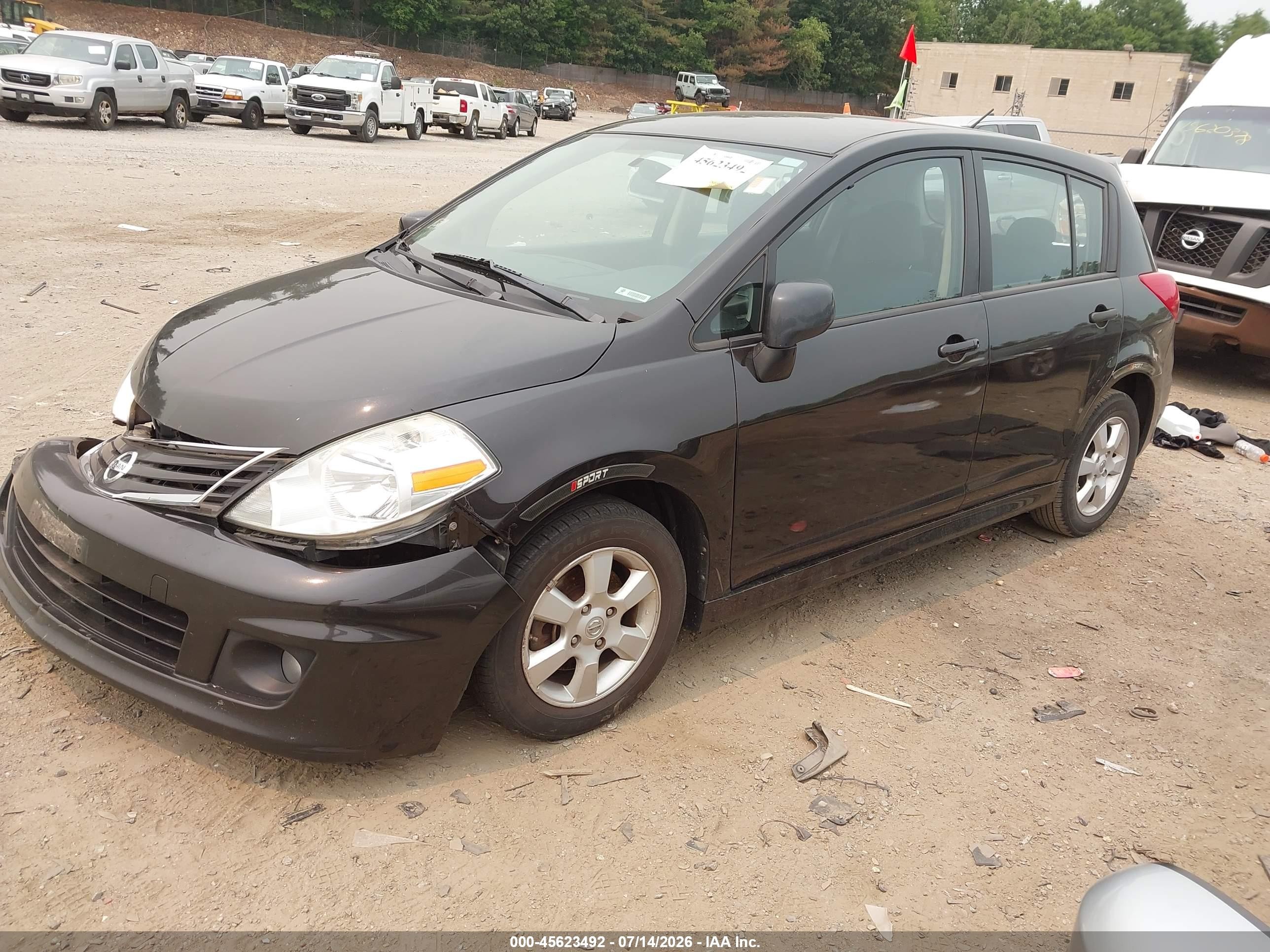 2010 Nissan Versa 1.8sl Black vin: 3N1BC1CP4AL399677