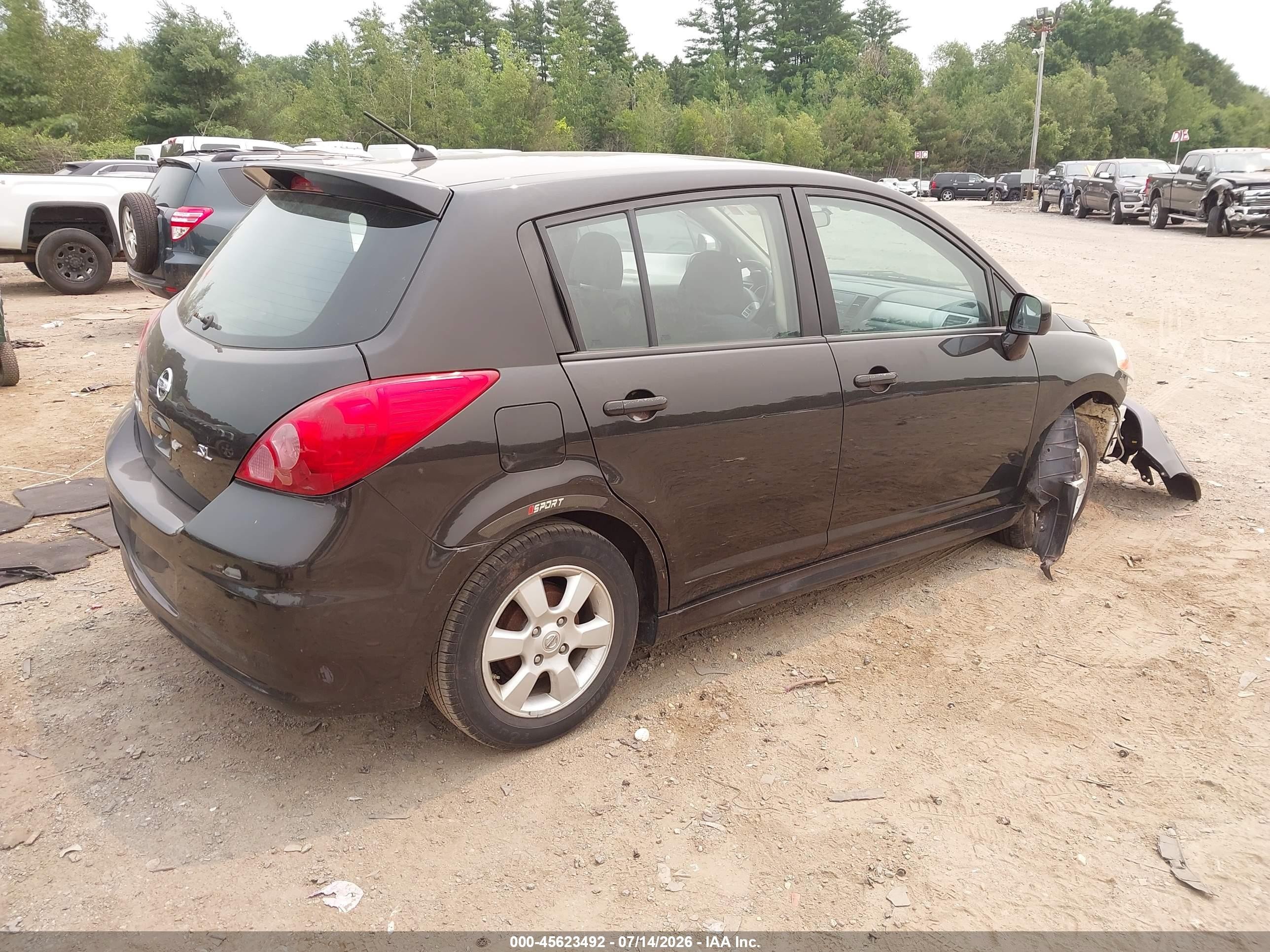 2010 Nissan Versa 1.8sl Black vin: 3N1BC1CP4AL399677