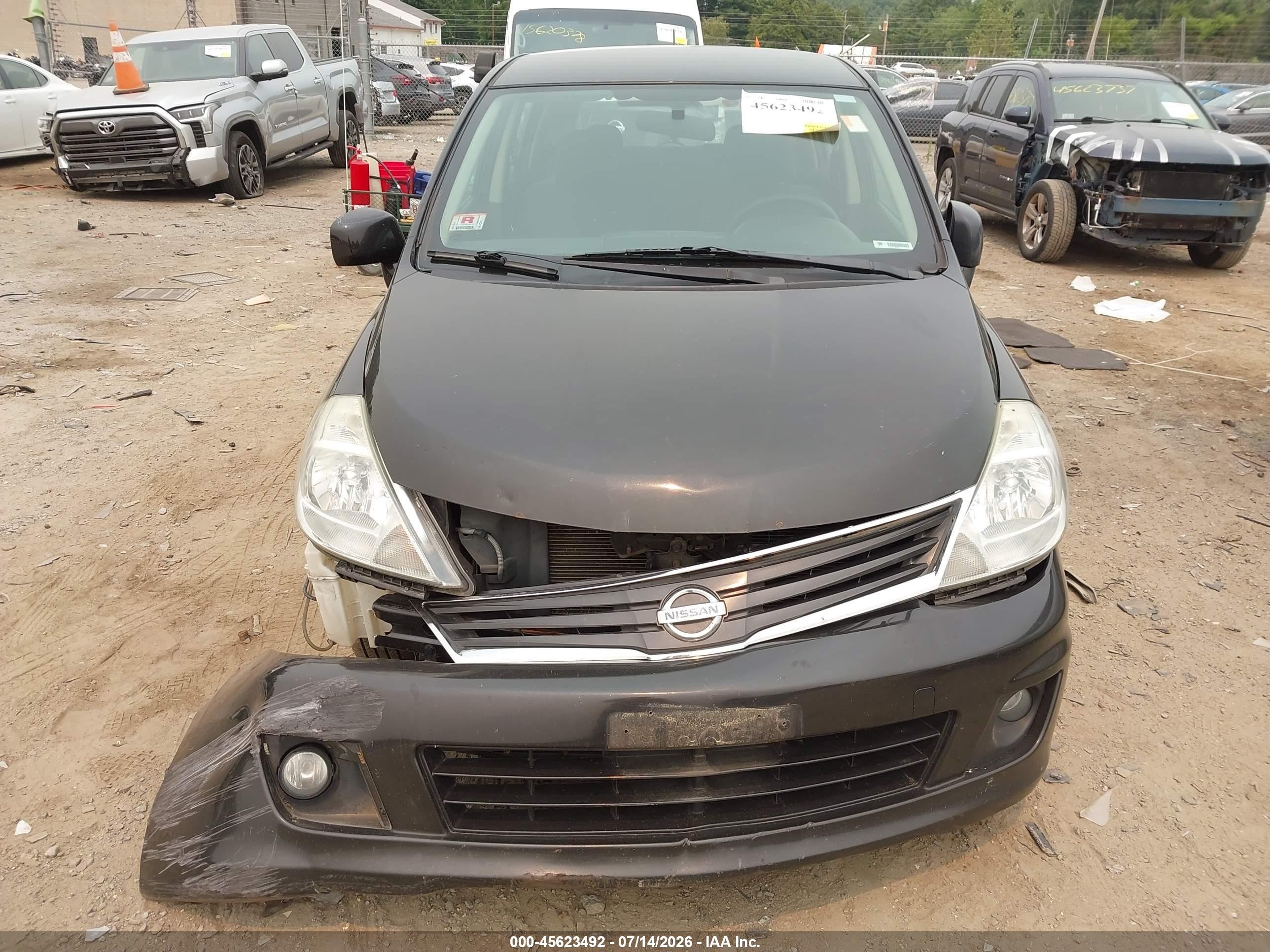 2010 Nissan Versa 1.8sl Black vin: 3N1BC1CP4AL399677