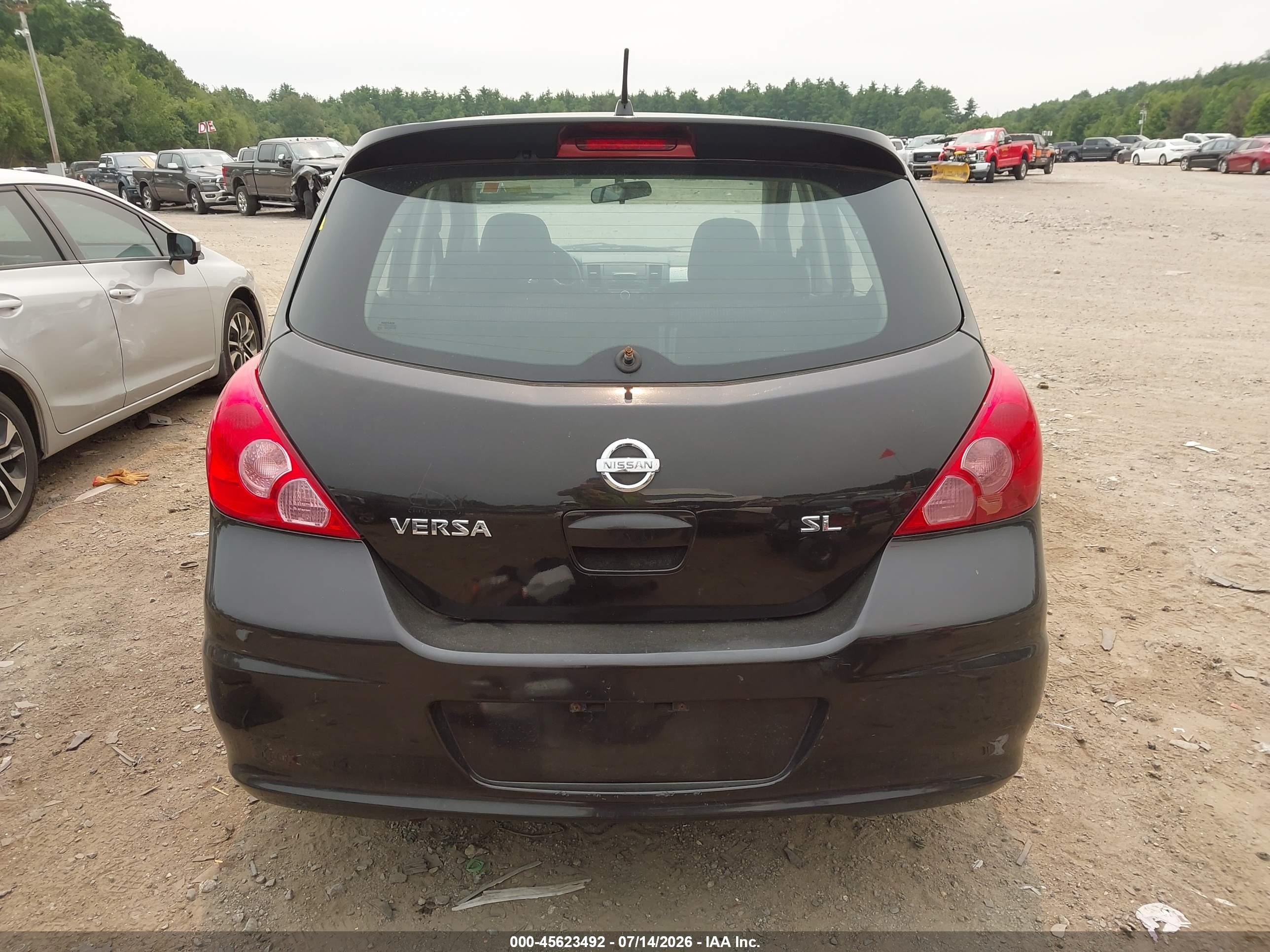 2010 Nissan Versa 1.8sl Black vin: 3N1BC1CP4AL399677