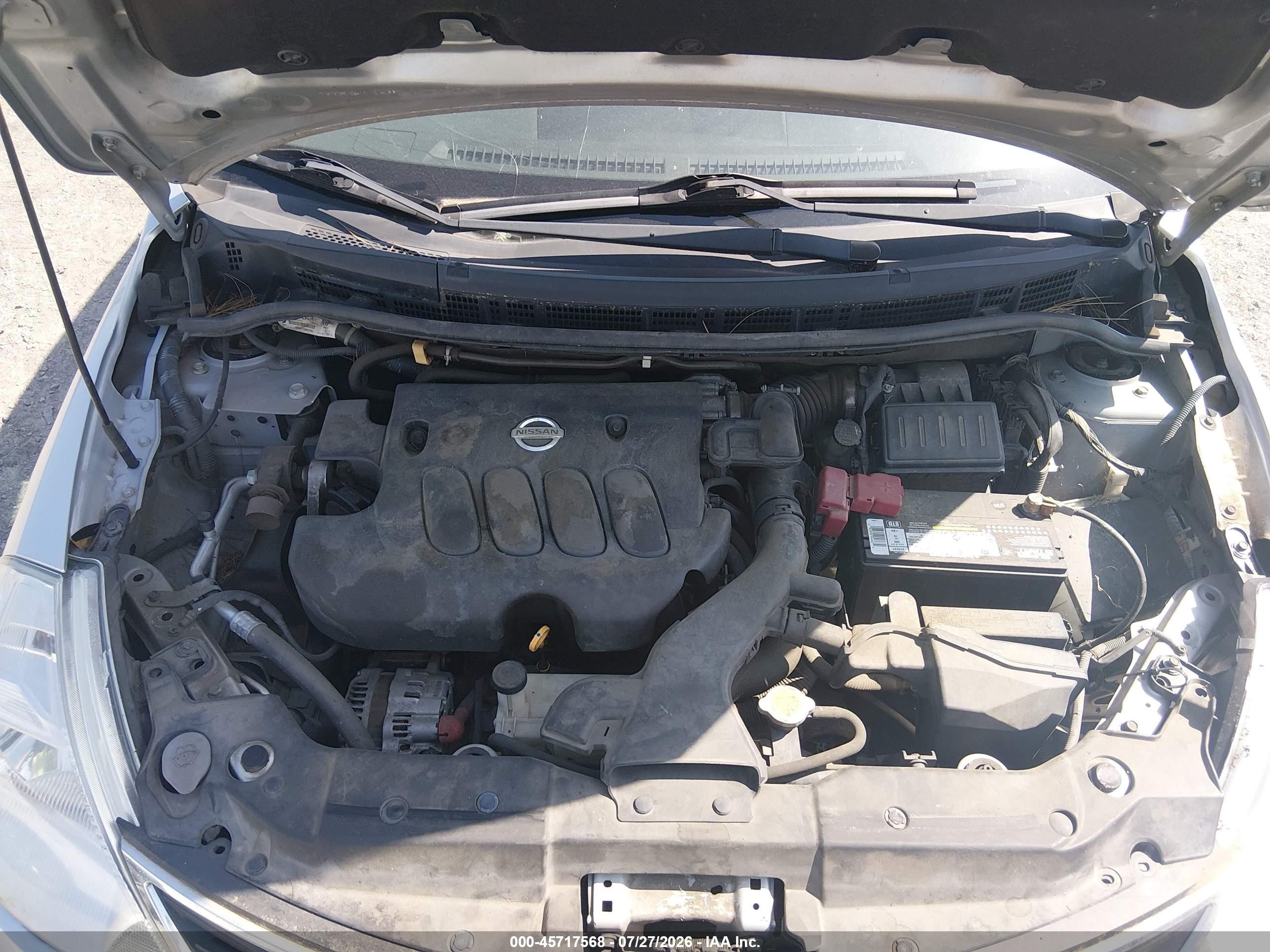 2010 Nissan Versa 1.8s Silver vin: 3N1BC1CP4AL433097