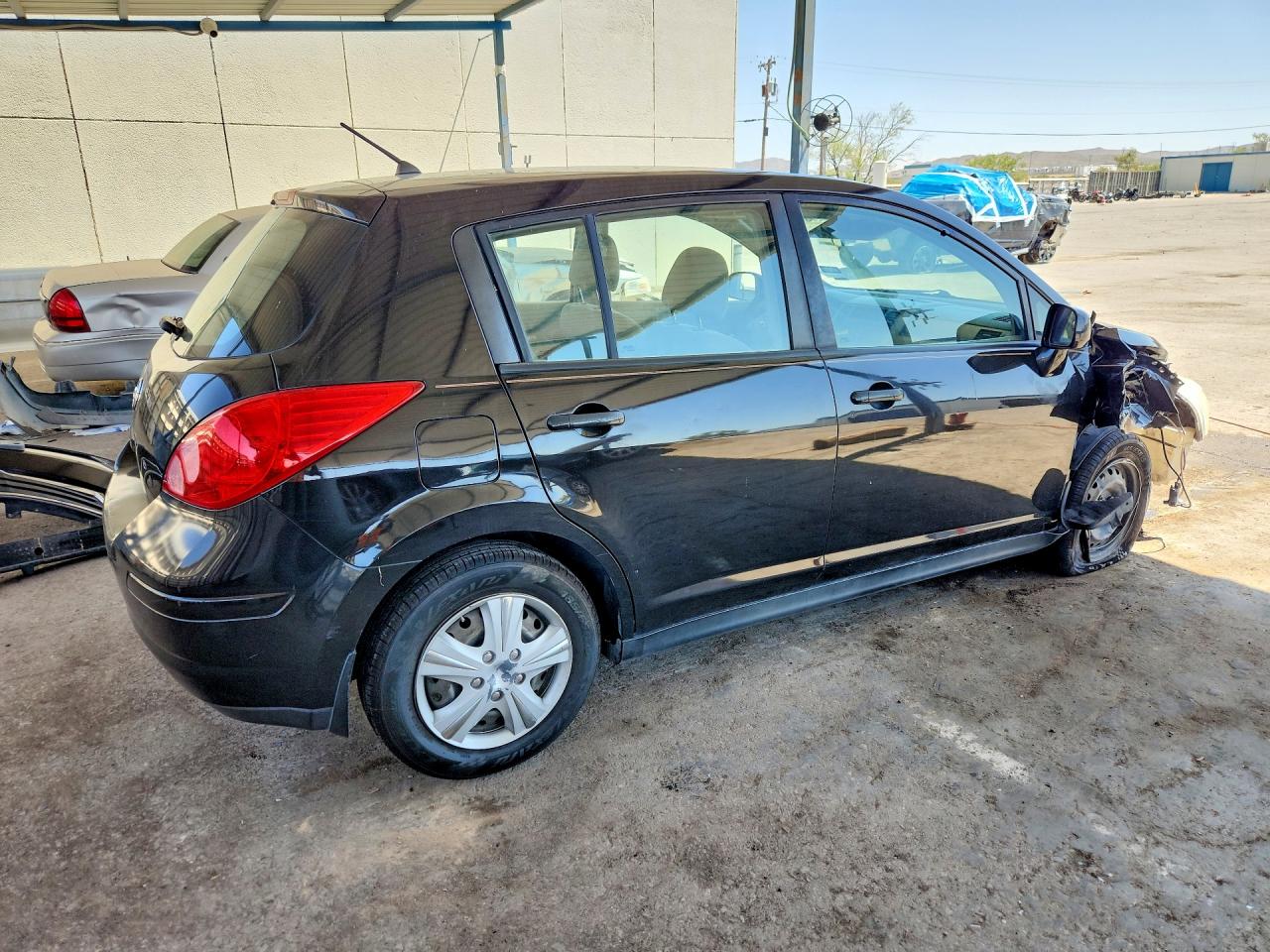 2010 Nissan Versa 1.8 S Black vin: 3N1BC1CP4AL441636