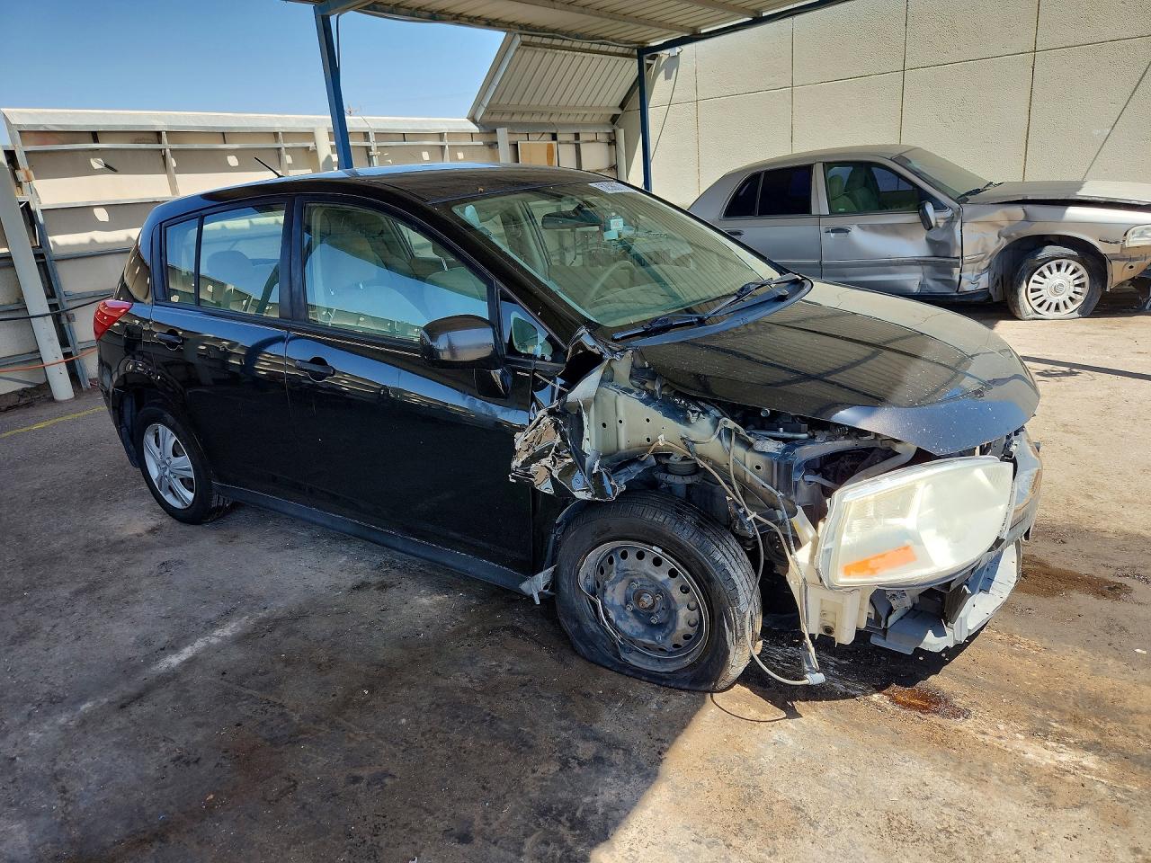 2010 Nissan Versa 1.8 S Black vin: 3N1BC1CP4AL441636