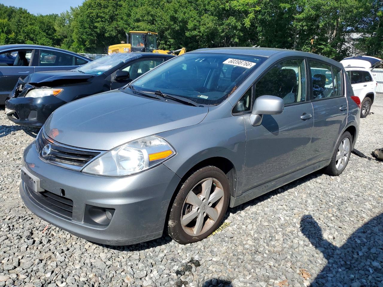 2011 Nissan Versa 1.8 S Gray vin: 3N1BC1CP4BL389734