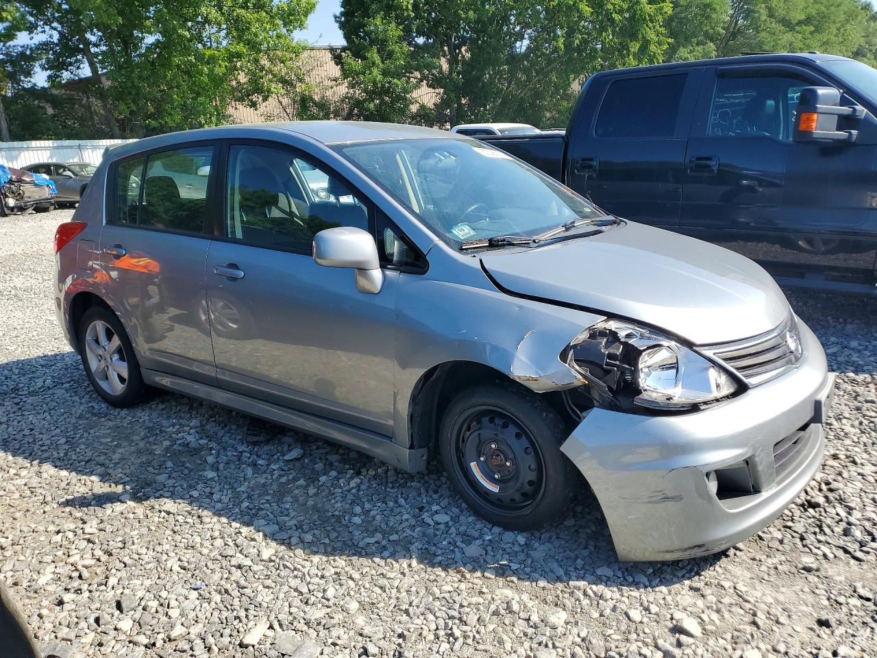 2011 Nissan Versa 1.8 S Серый vin: 3N1BC1CP4BL389734