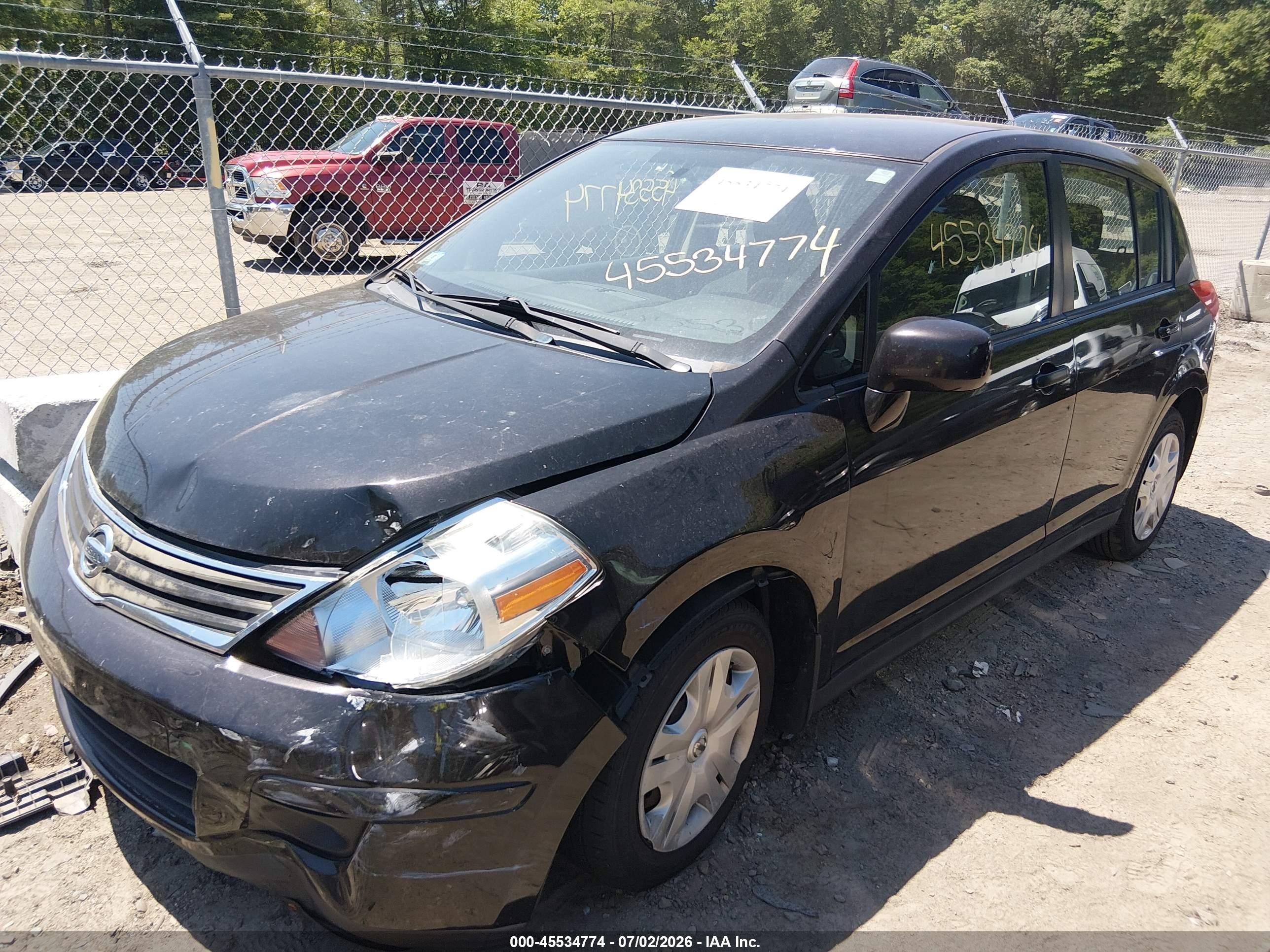 2011 Nissan Versa 1.8s Black vin: 3N1BC1CP4BL505577
