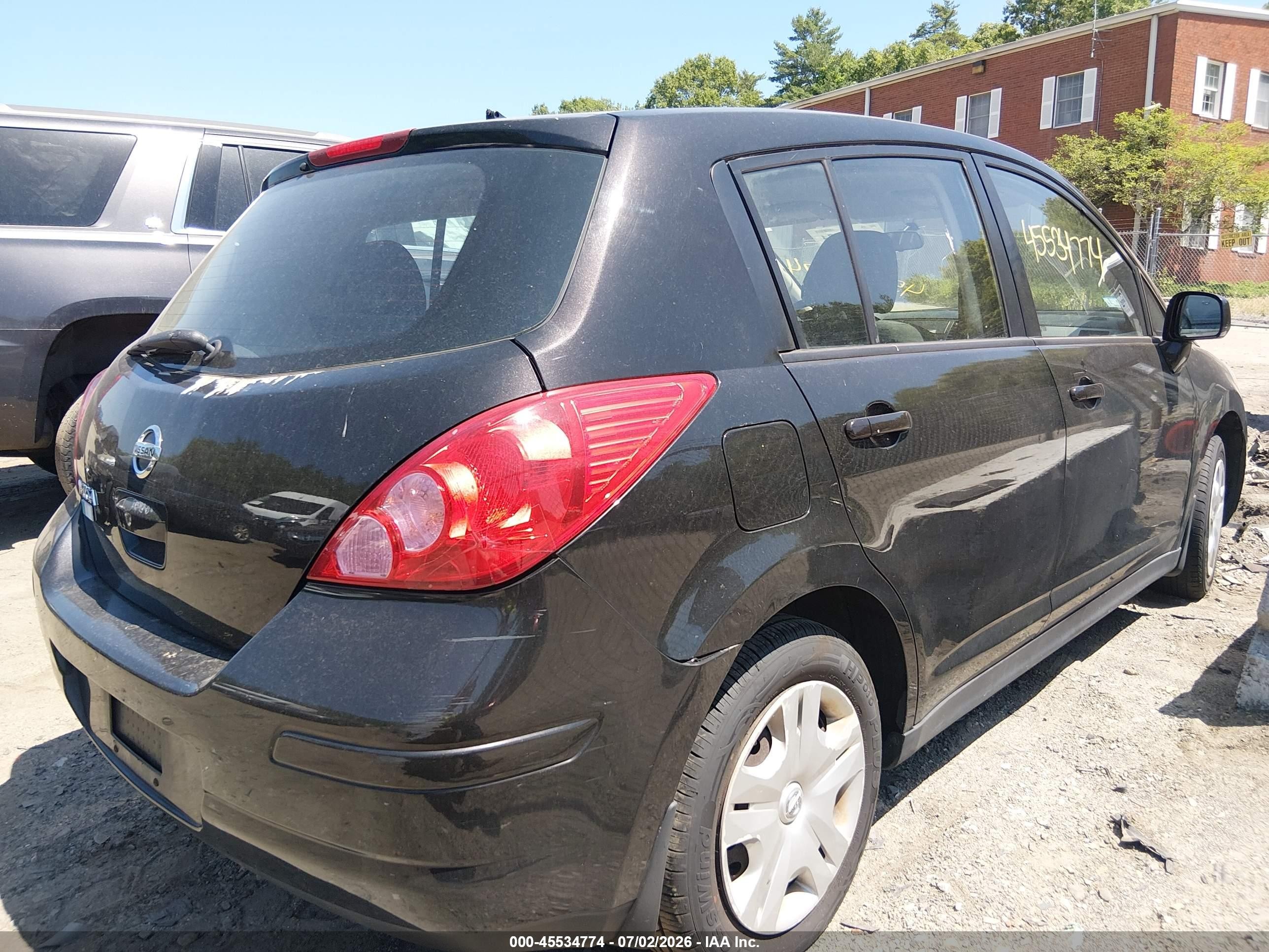 2011 Nissan Versa 1.8s Black vin: 3N1BC1CP4BL505577