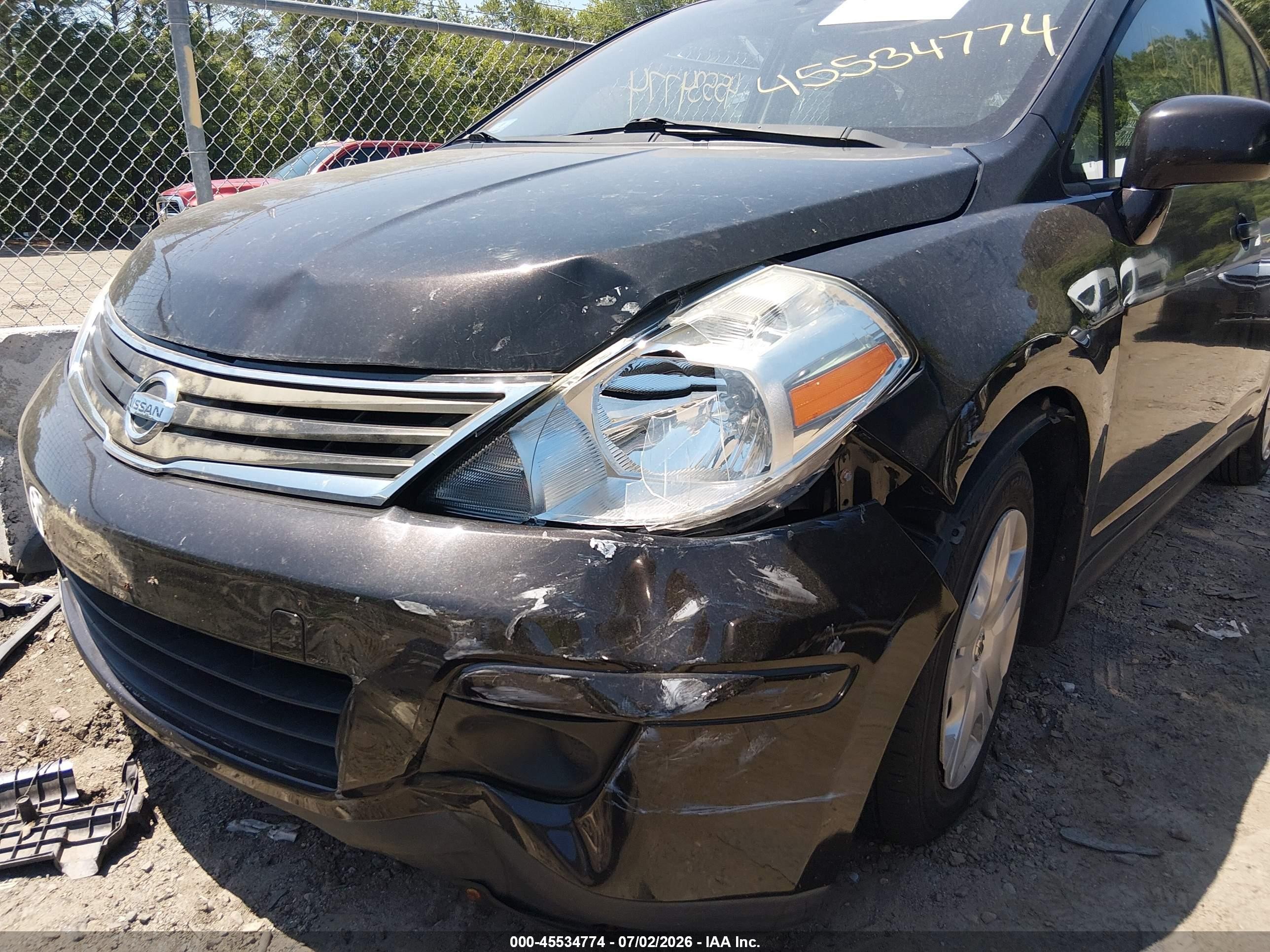 2011 Nissan Versa 1.8s Black vin: 3N1BC1CP4BL505577