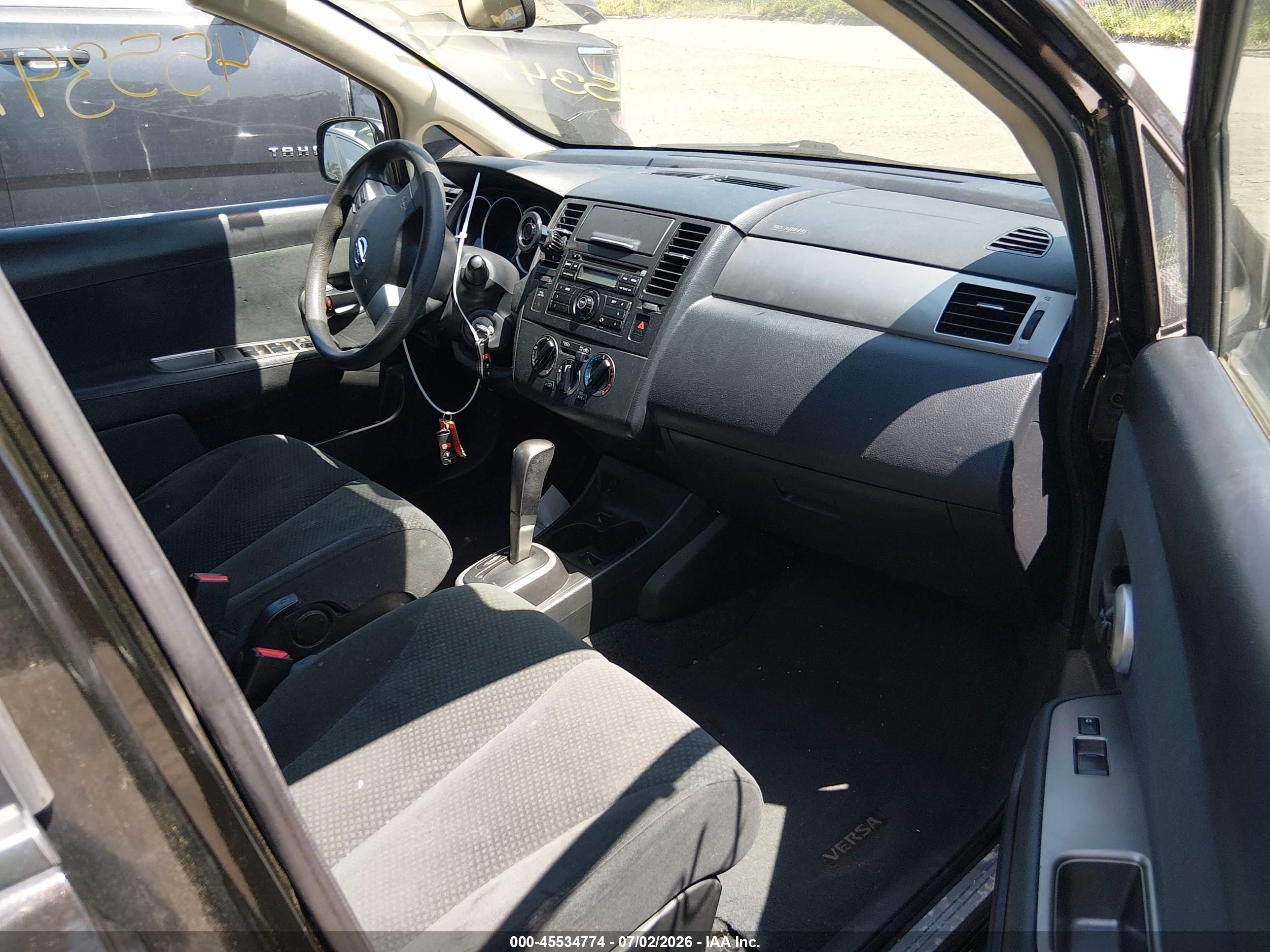 2011 Nissan Versa 1.8s Black vin: 3N1BC1CP4BL505577