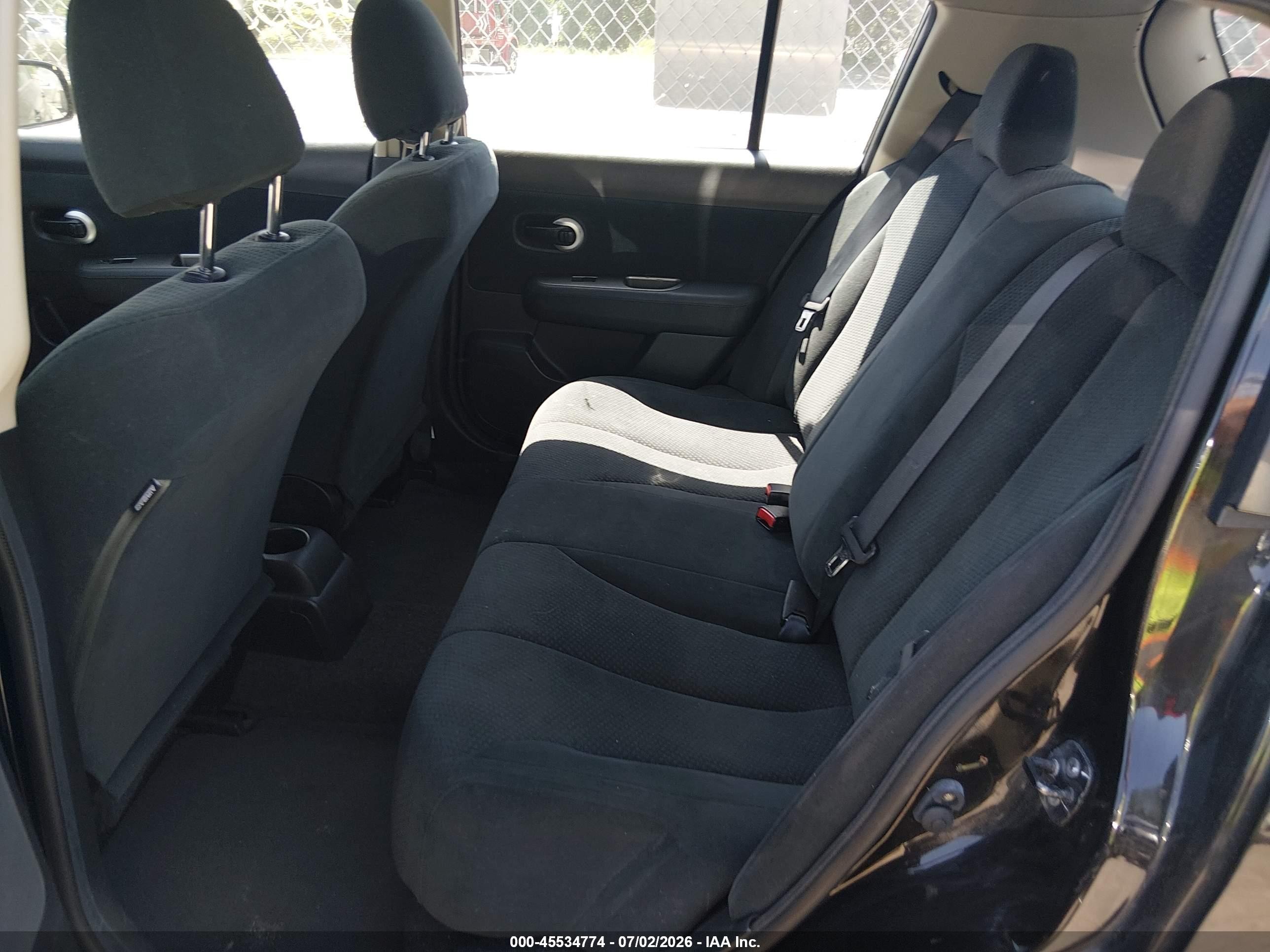 2011 Nissan Versa 1.8s Black vin: 3N1BC1CP4BL505577