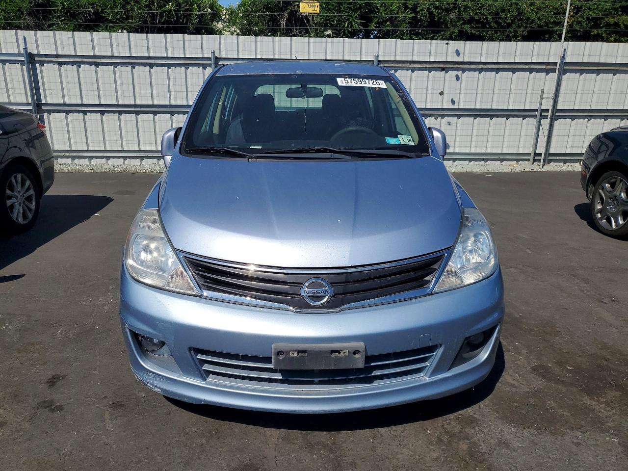 2011 Nissan Versa 1.8 S Blue vin: 3N1BC1CP4BL511640