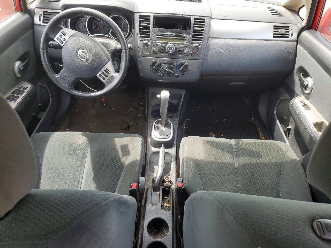 2012 Nissan Versa 1.8 S Red vin: 3N1BC1CP4CK203732